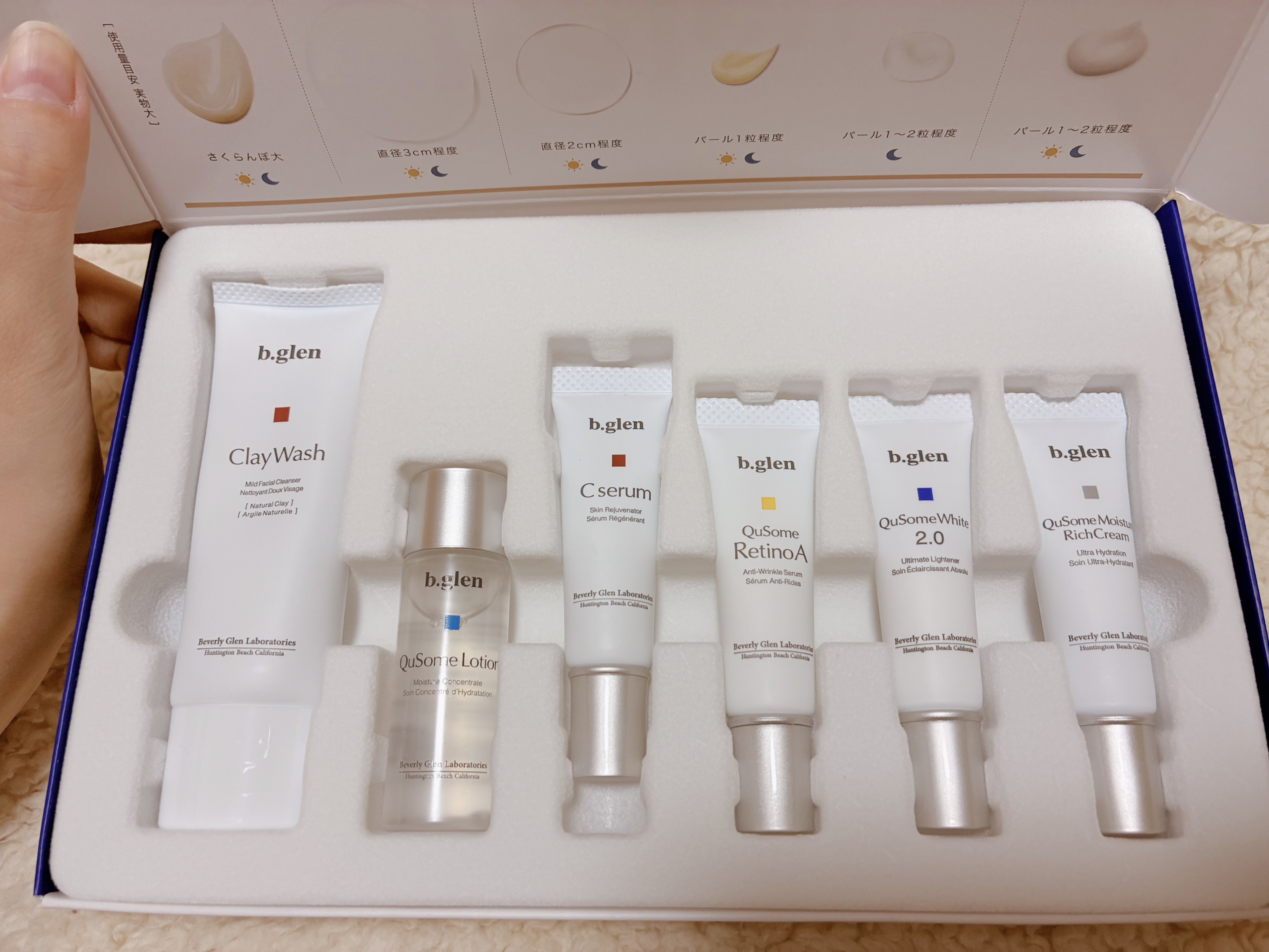 7 day Special Set プログラム1/b.glen/スキンケアキットを使ったクチコミ（2枚目）