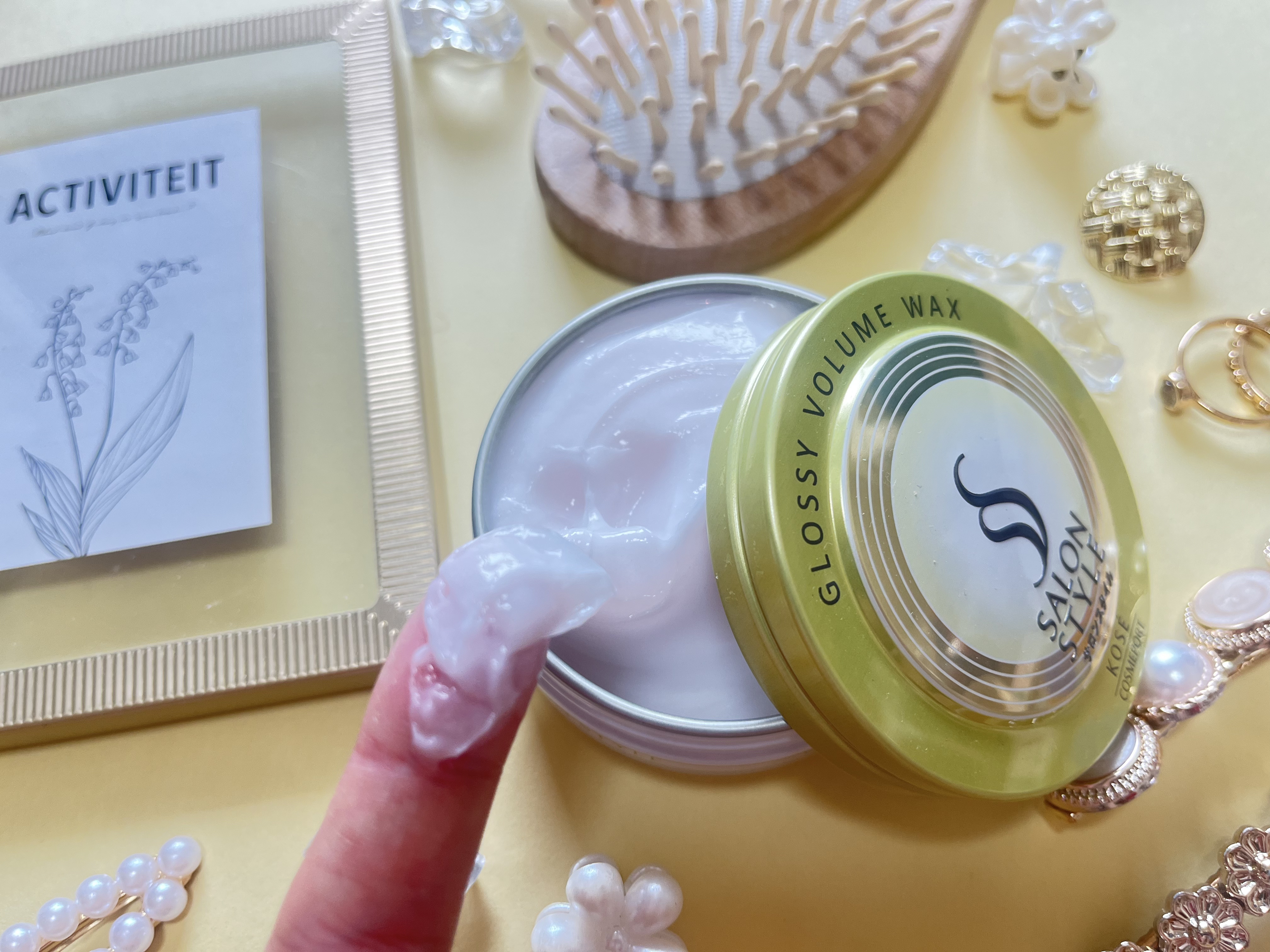 サロンスタイル ヘアワックス （グロッシーボリューム）/サロンスタイル/ヘアワックス・クリームを使ったクチコミ（2枚目）