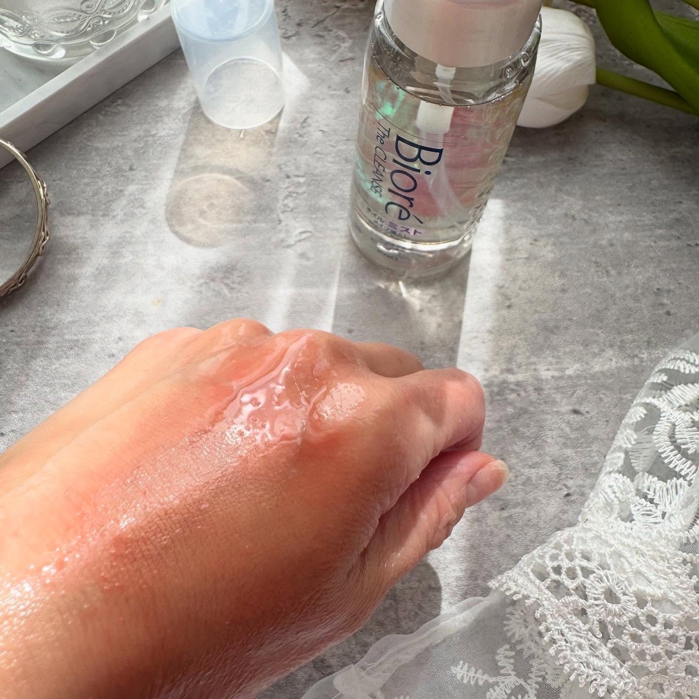 ザ クレンズ オイルミストメイク落とし/ビオレ/オイルクレンジングを使ったクチコミ(4枚目)