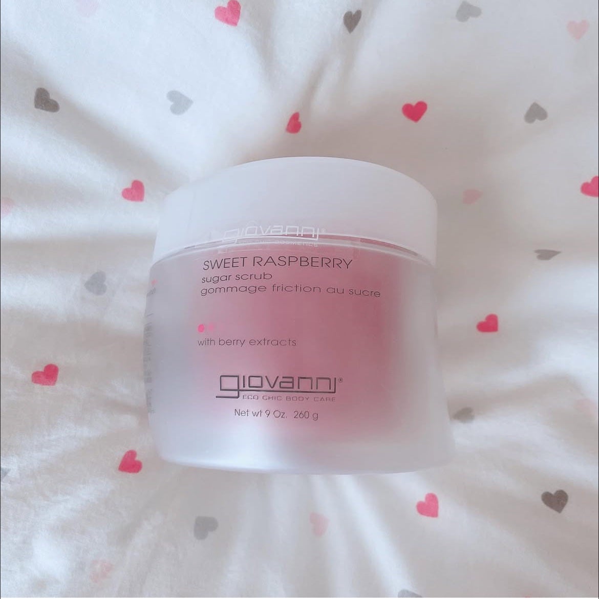 ジョヴァンニ シュガー ボディスクラブ スイートラズベリー/giovanni/ボディスクラブを使ったクチコミ(1枚目)