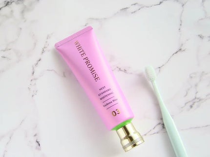 ホワイトプロミス 美白*+口臭ケア/WHiTE PROMiSE/歯磨き粉を使ったクチコミ(1枚目)