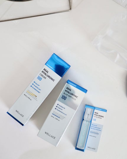 リアルヒアルロニックブルーアンプル 100/Wellage/美容液を使ったクチコミ(10枚目)