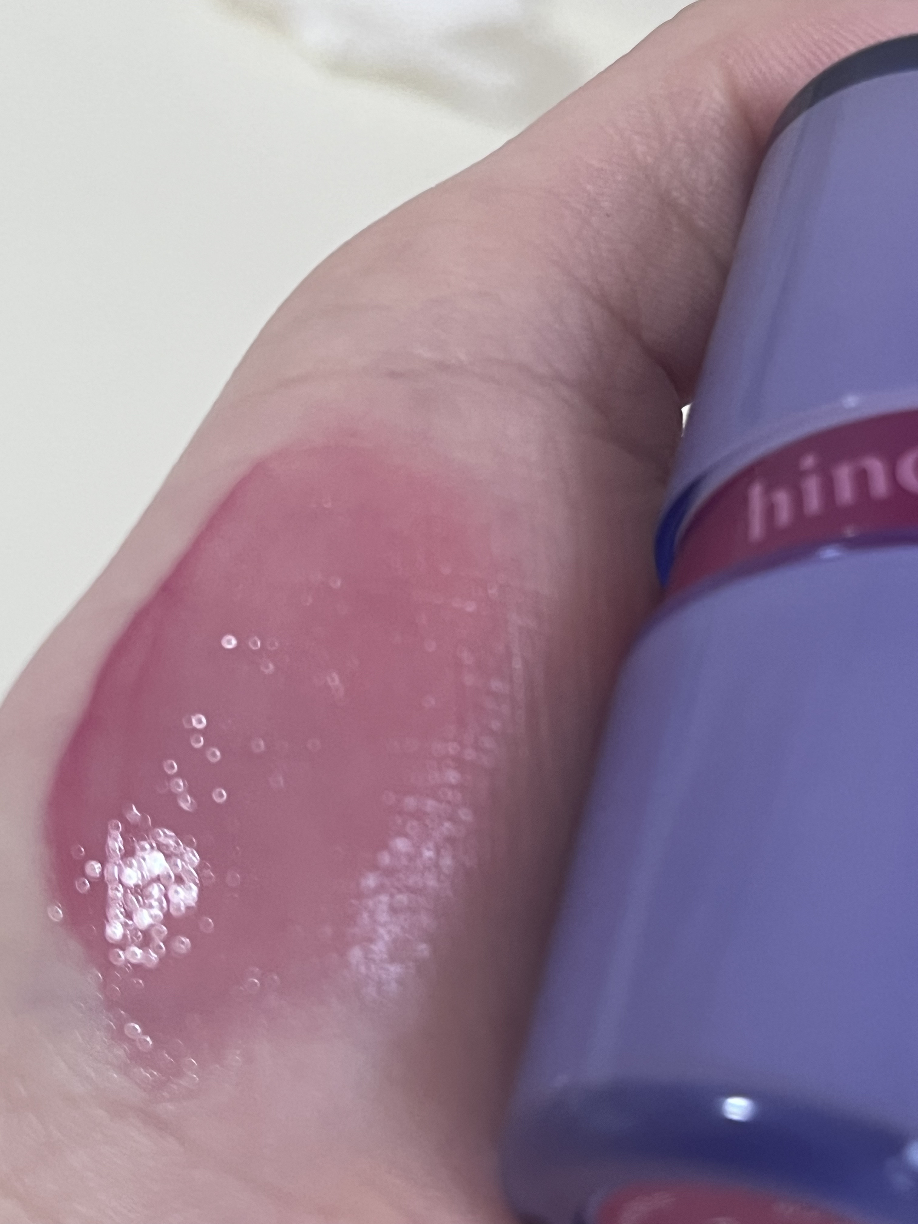 ロウグロウジェルティント/hince/リップティントを使ったクチコミ（3枚目）