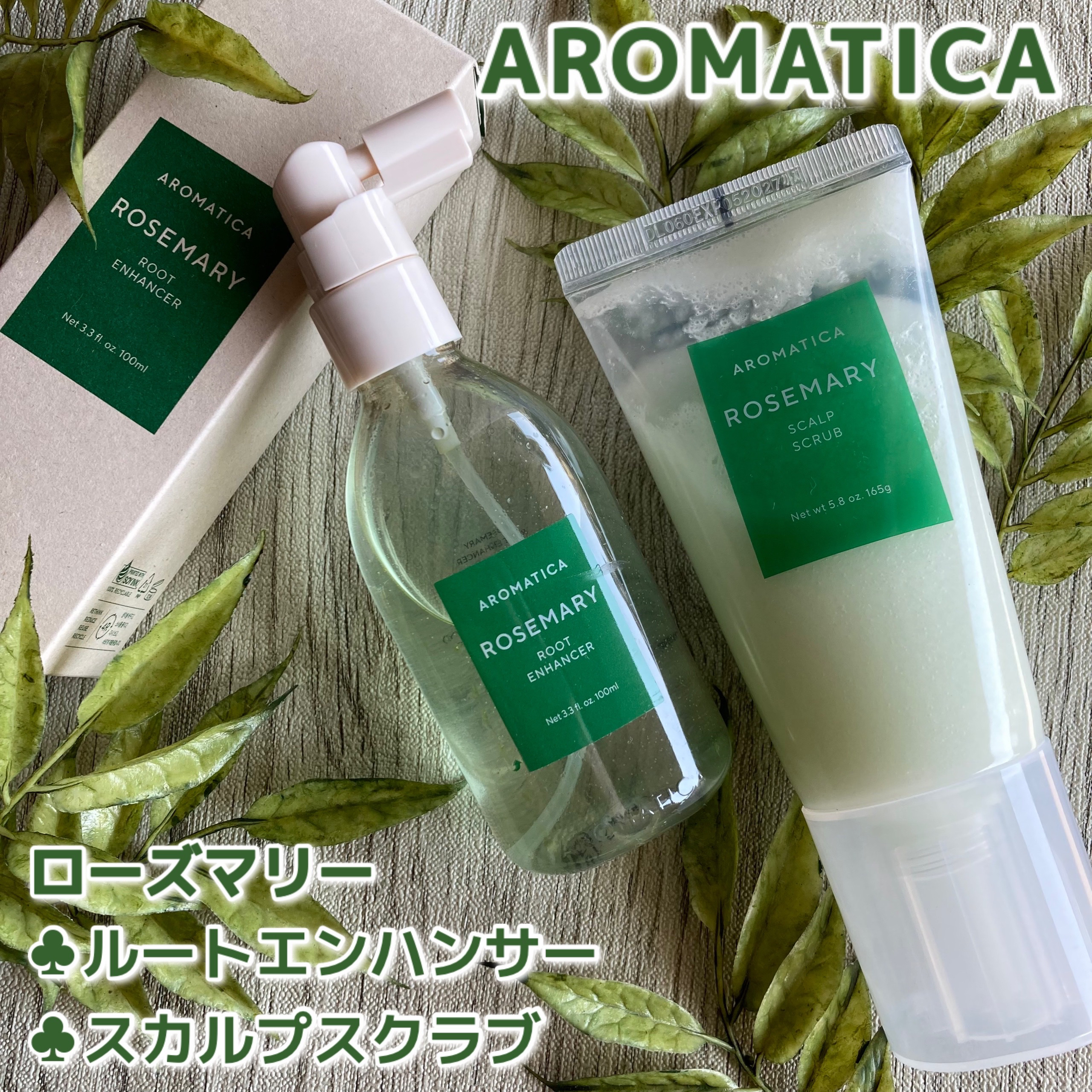 ローズマリールートエンハンサー/AROMATICA/頭皮ローションを使ったクチコミ（1枚目）