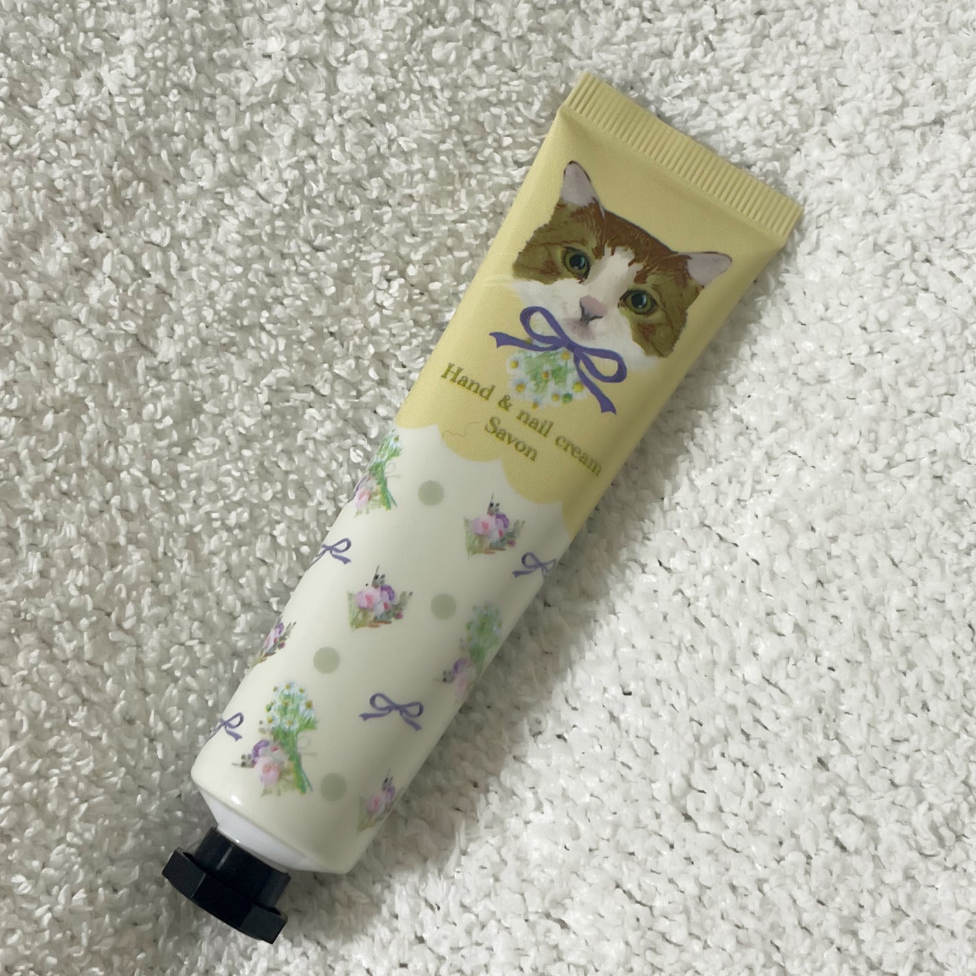 ねこハンドクリーム 1P チャチャ/ほんやら堂/ハンドクリームを使ったクチコミ(1枚目)