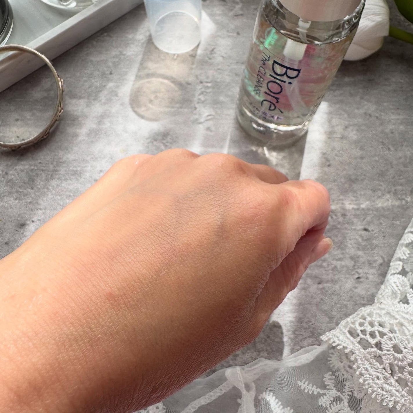 ザ クレンズ オイルミストメイク落とし/ビオレ/オイルクレンジングを使ったクチコミ(5枚目)