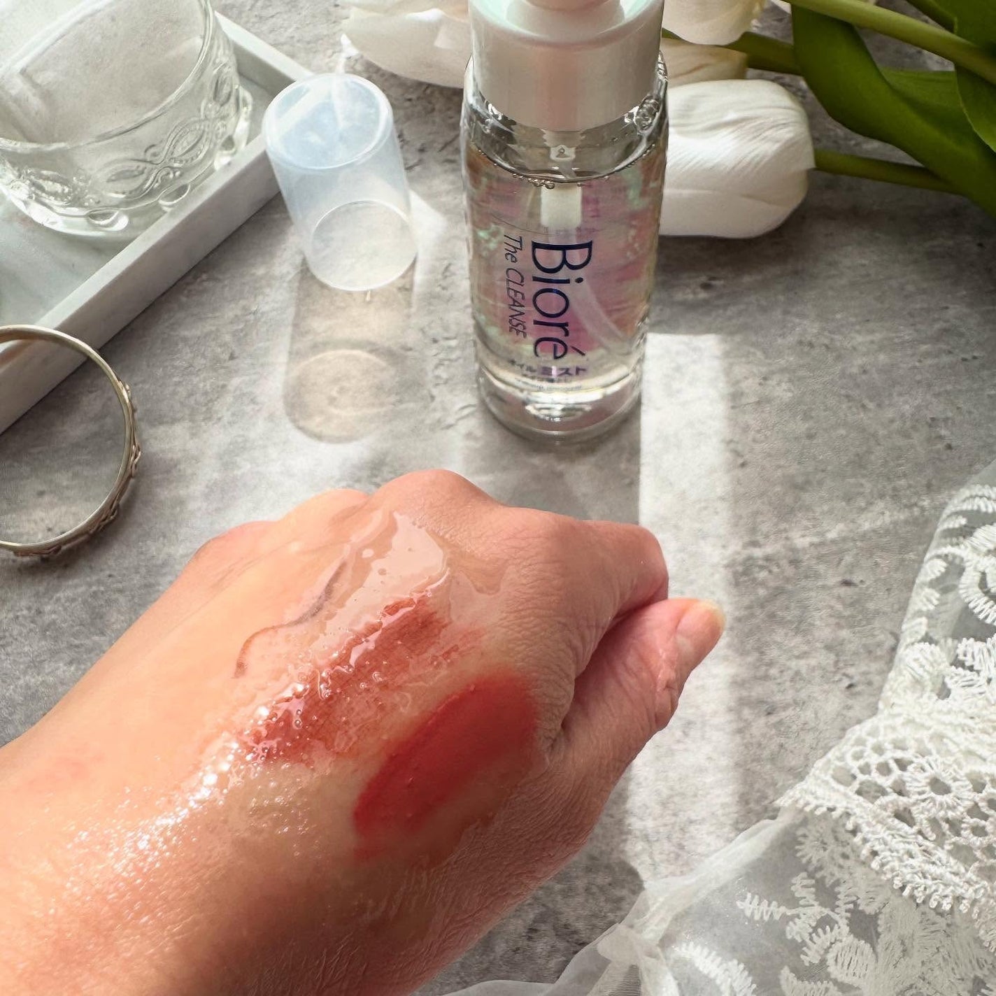 ザ クレンズ オイルミストメイク落とし/ビオレ/オイルクレンジングを使ったクチコミ(3枚目)