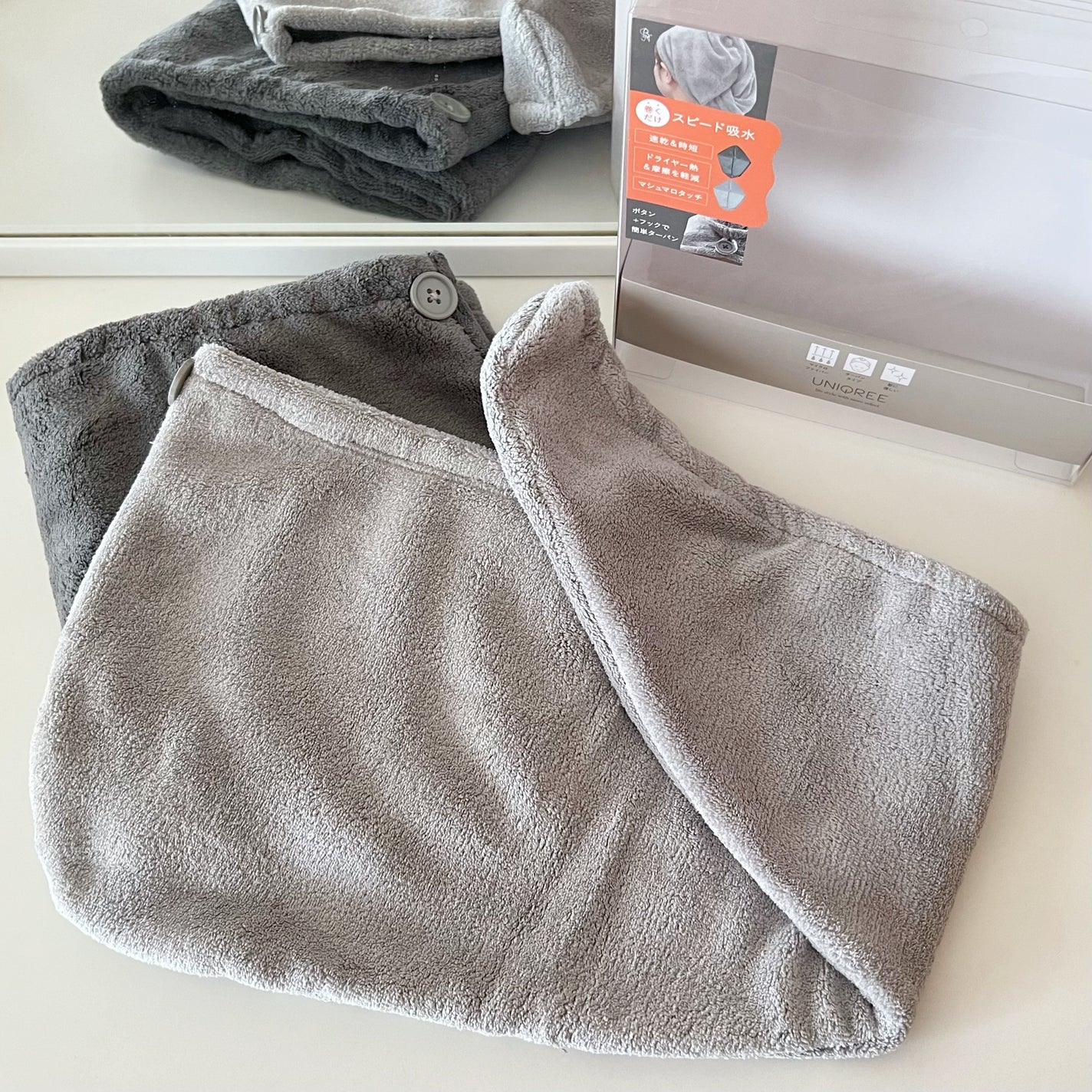 Uniqree Dry Haircap ユニークリードライヘアキャップ/ビー・エヌ/ヘアケアグッズを使ったクチコミ(3枚目)