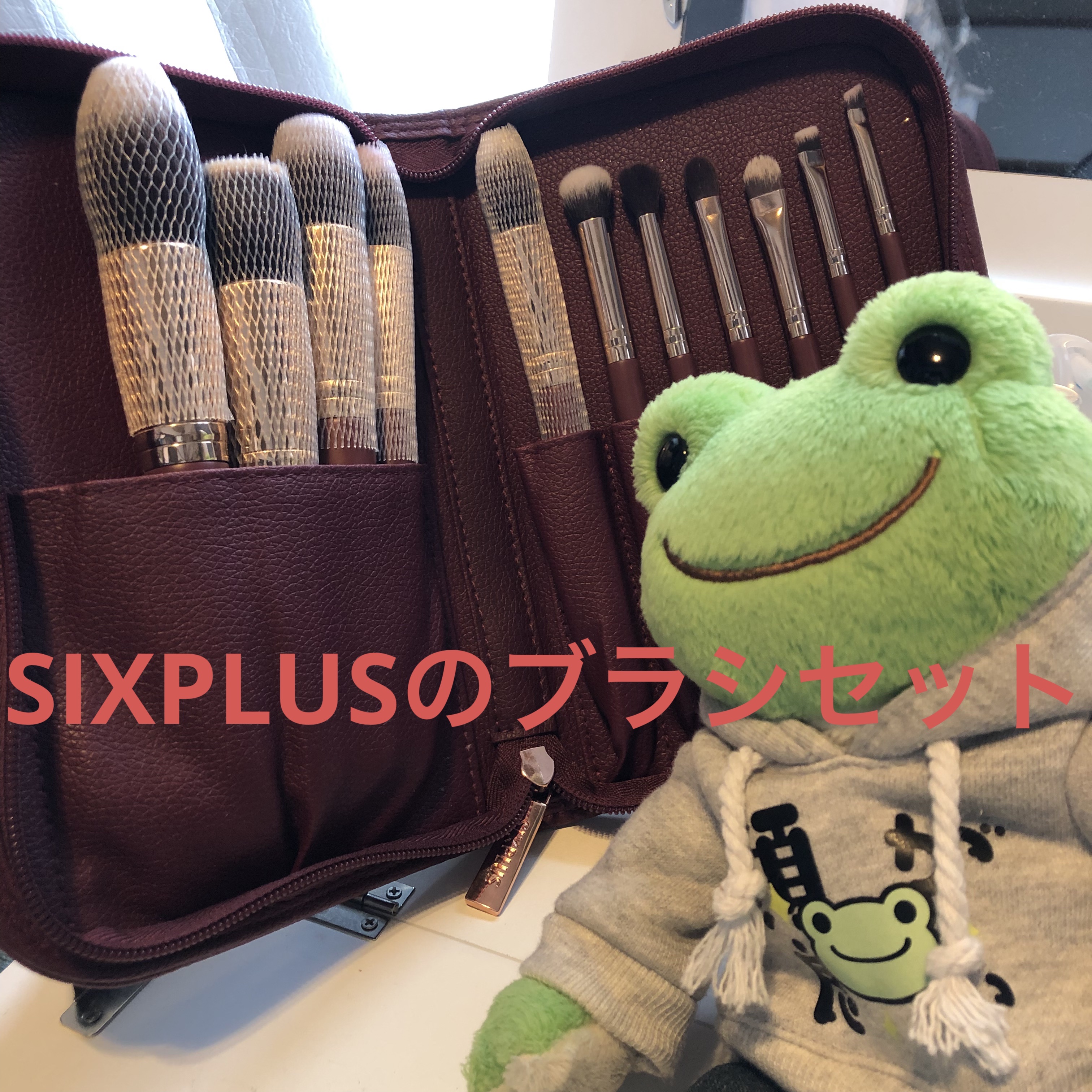 貴族のゴールド メイクブラシ11本セット 化粧ポーチ付き/SIXPLUS/メイクブラシを使ったクチコミ（1枚目）