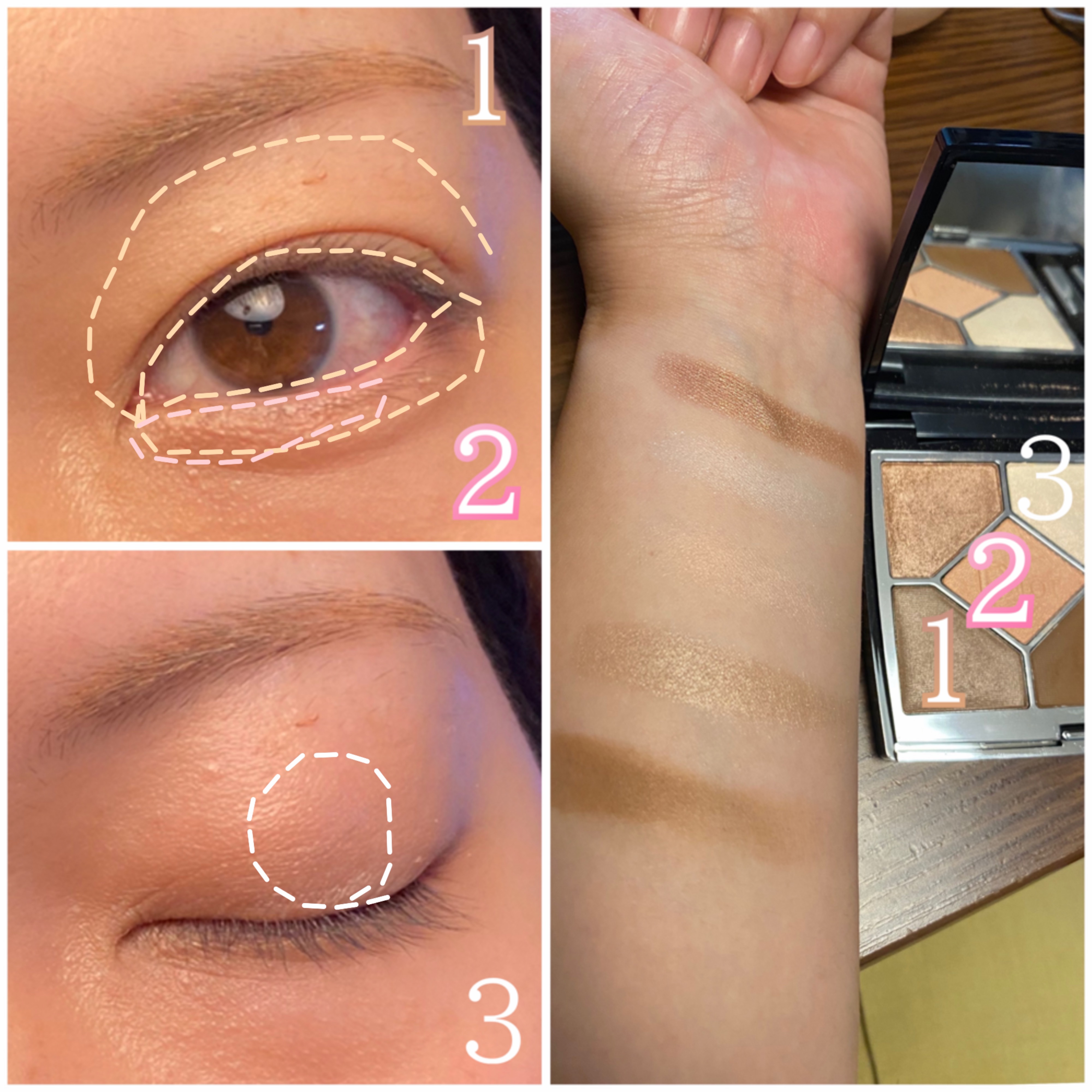 ディオールショウ サンク クルール/Dior/アイシャドウを使ったクチコミ（3枚目）