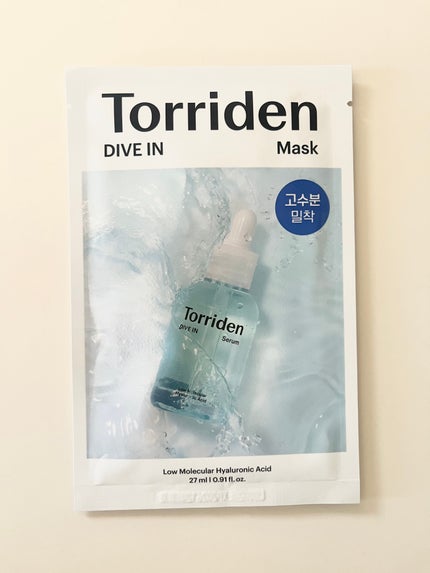 トリデン ダイブインマスクパック/Torriden/シートマスク・パックを使ったクチコミ(1枚目)