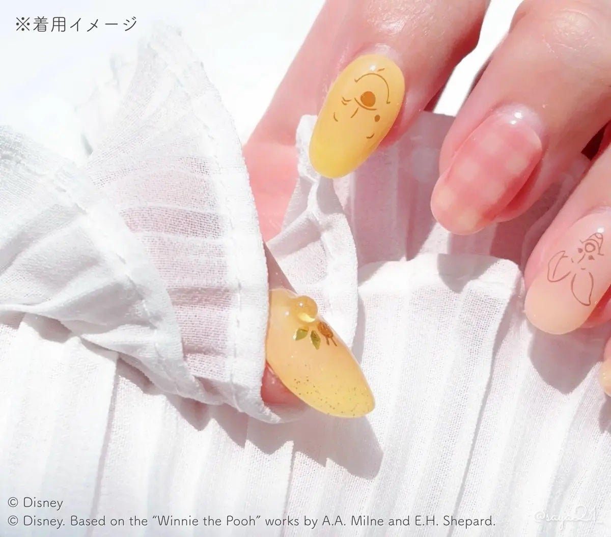 セミキュアジェルネイル(ハンド)/ohora/ネイルシールを使ったクチコミ(2枚目)