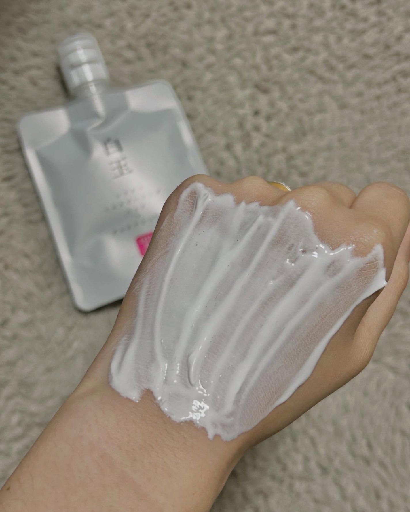 SHEE BY LITS 白玉ミルクピーリングパック/リッツ/洗い流すパック・マスクを使ったクチコミ(2枚目)