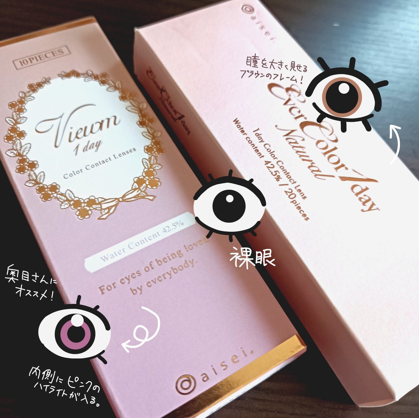 エバーカラーワンデー ナチュラル/エバーカラー/ワンデー(1DAY)カラコンを使ったクチコミ(2枚目)