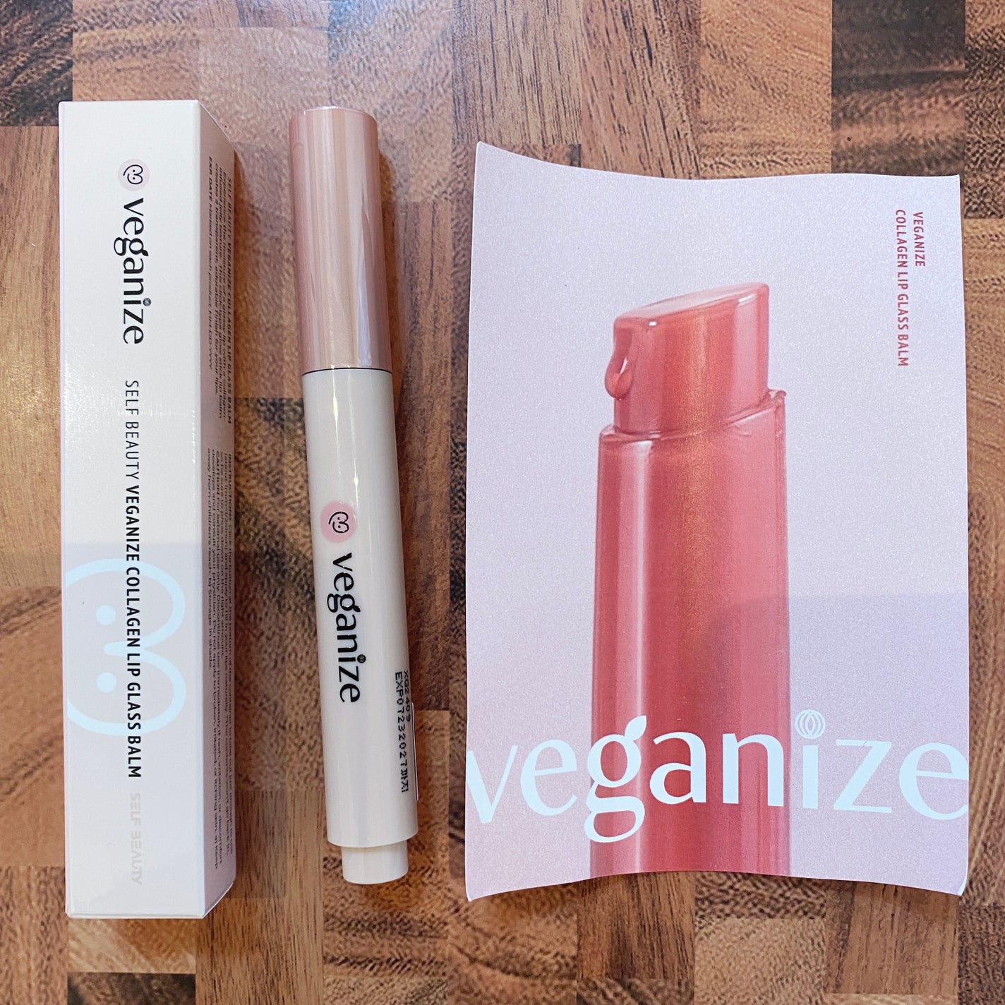 ヴィーガナイズコラーゲンリップガラスバーム/Veganize/リップグロスを使ったクチコミ(1枚目)