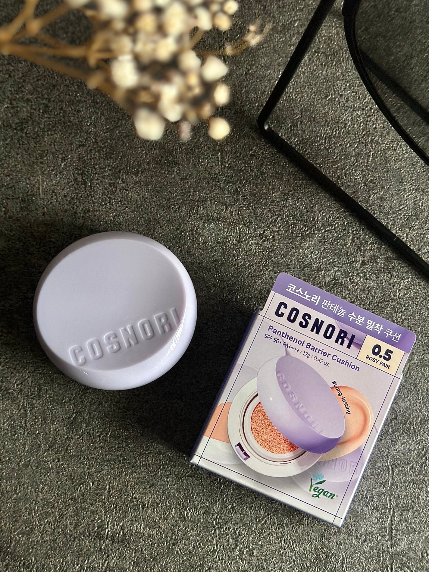 パンテノールバリアクッション/COSNORI/クッションファンデーションを使ったクチコミ(1枚目)