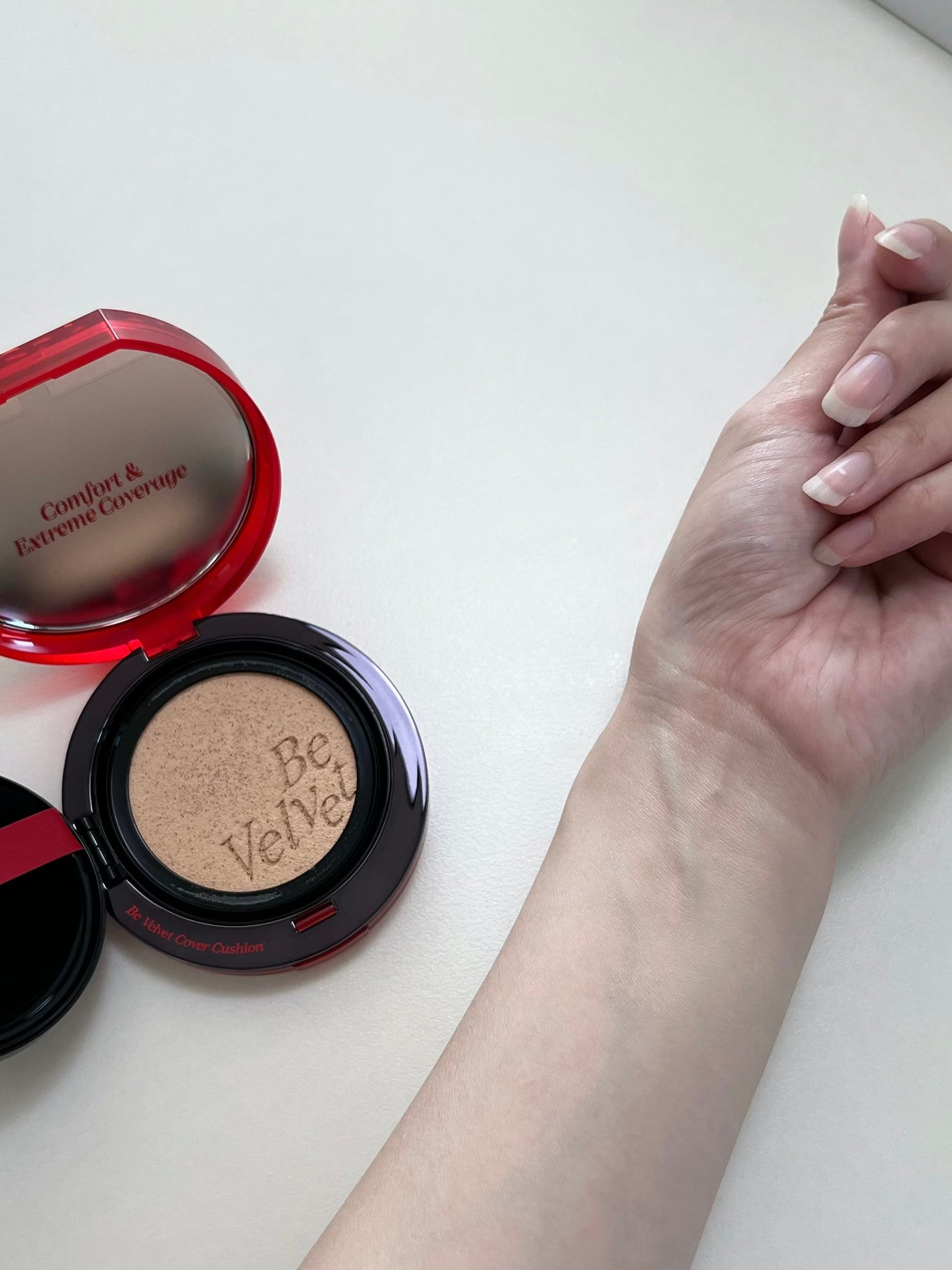 ビーベルベットカバークッション/espoir/クッションファンデーションを使ったクチコミ(2枚目)