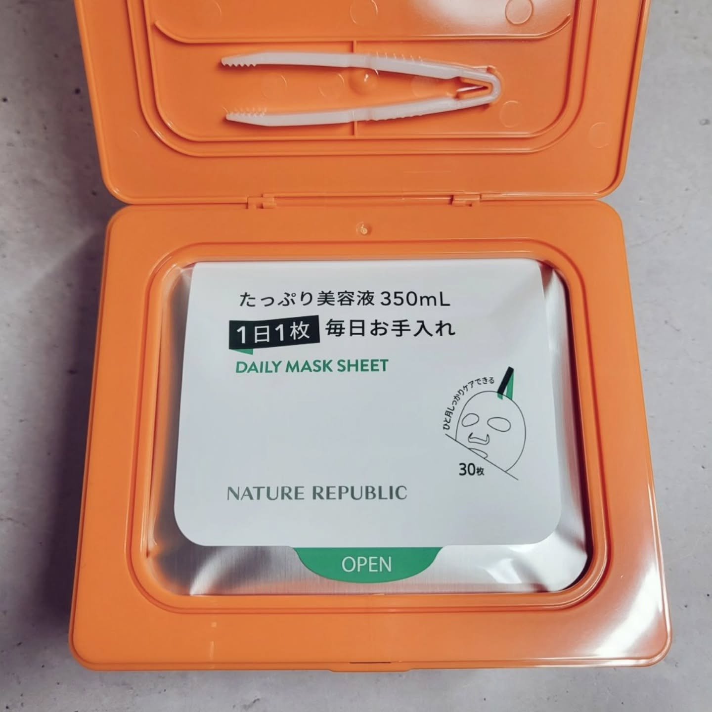 レチララ デイリーシートマスク/ネイチャーリパブリック/シートマスク・パックを使ったクチコミ（2枚目）