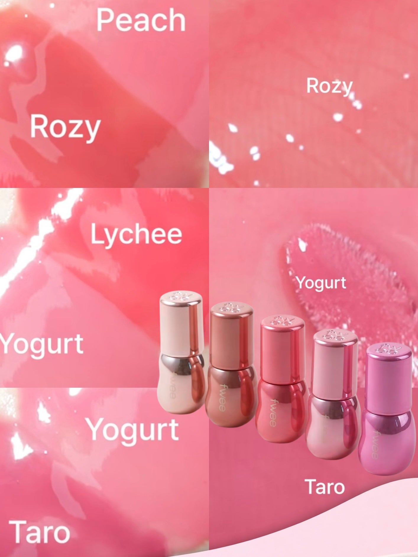 ねここ on LIPS 「話題のfweeの3Dボリューミンググロス、新色がどれも可愛すぎ..」(2枚目)