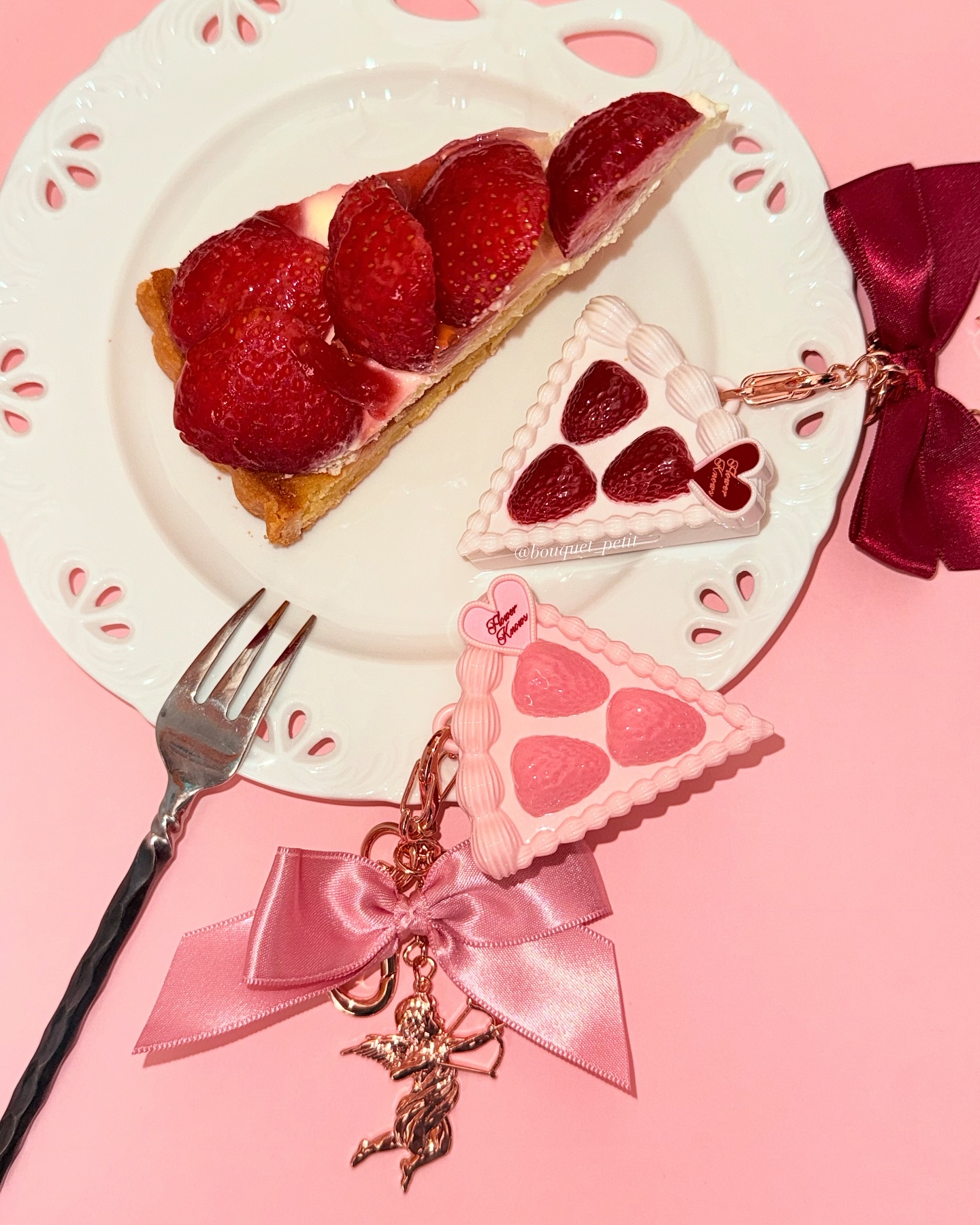 ストロベリーキューピッドコレクション プレストパウダー/FlowerKnows/プレストパウダーを使ったクチコミ（2枚目）