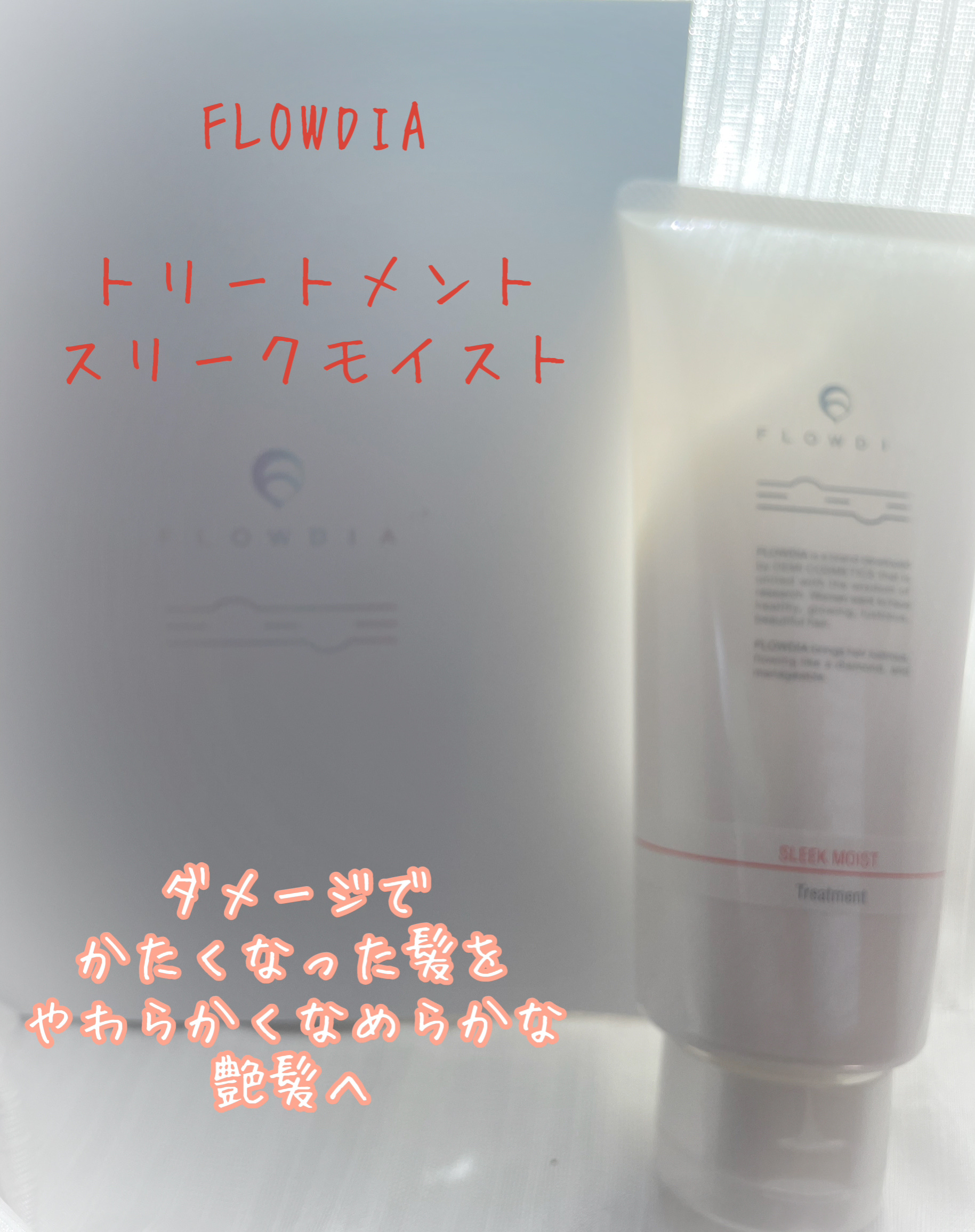 フローディア トリートメント スリークモイスト/FLOWDIA/洗い流すヘアトリートメントを使ったクチコミ（1枚目）