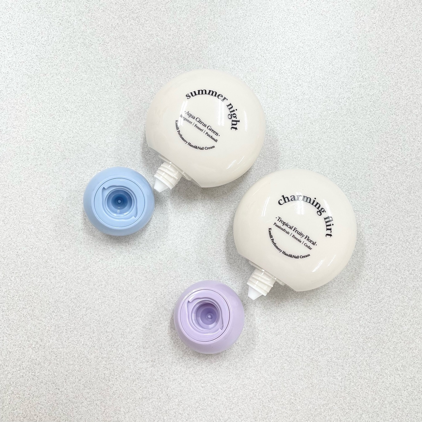 パフューマリー ハンド＆ネイルクリーム チャーミングフラート 50ml/カミール/ハンドクリームを使ったクチコミ（3枚目）