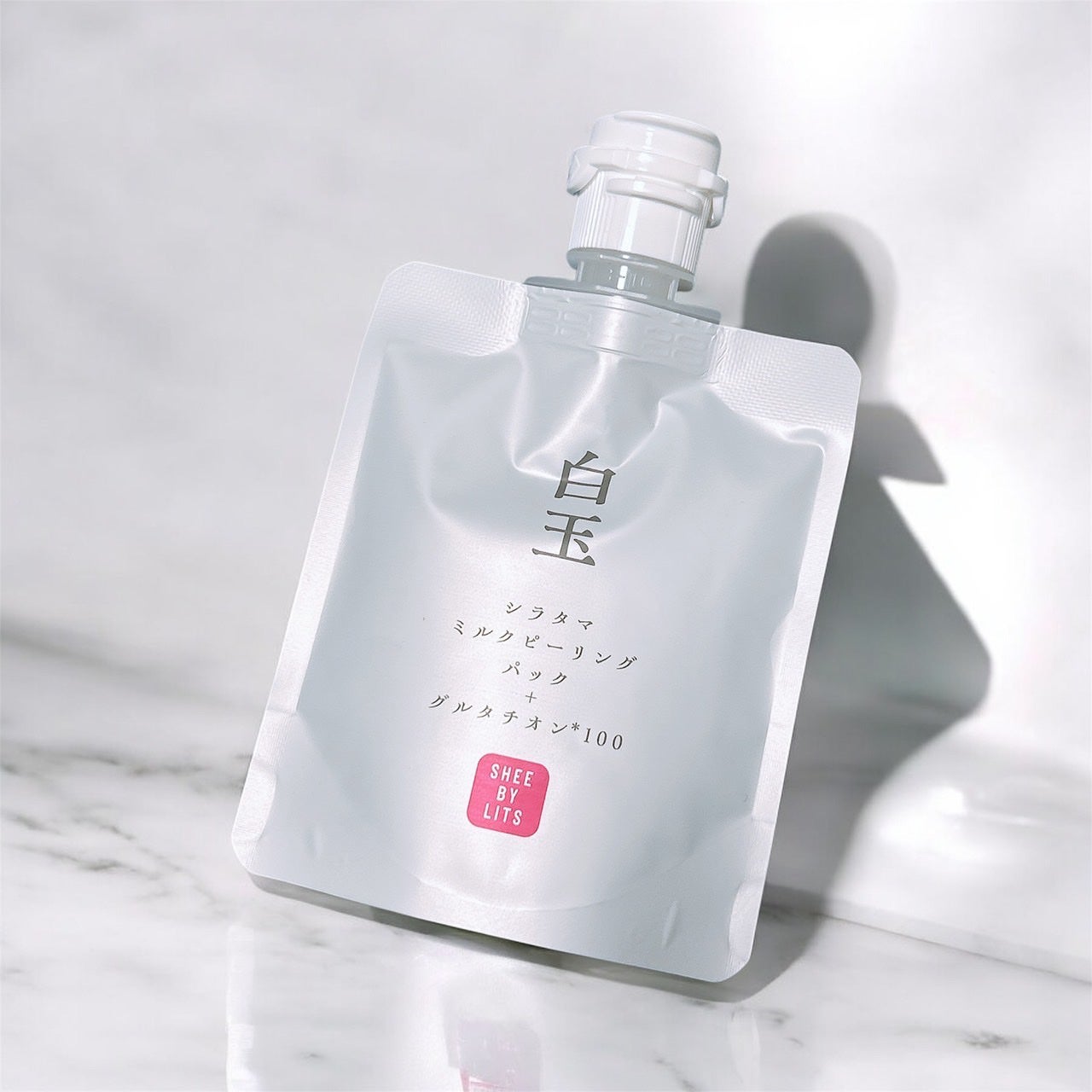 SHEE BY LITS 白玉ミルクピーリングパック/リッツ/洗い流すパック・マスクを使ったクチコミ(1枚目)