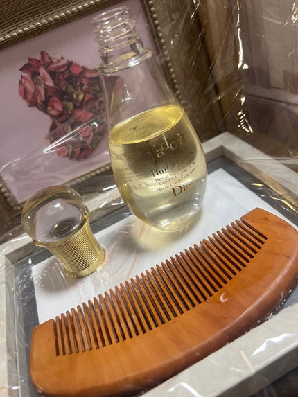 桃の木櫛/DAISO/ヘアコームを使ったクチコミ(5枚目)