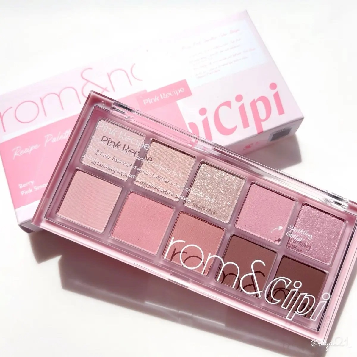 ロムシピ レシピパレット/rom&Cipi/アイシャドウパレットを使ったクチコミ（1枚目）