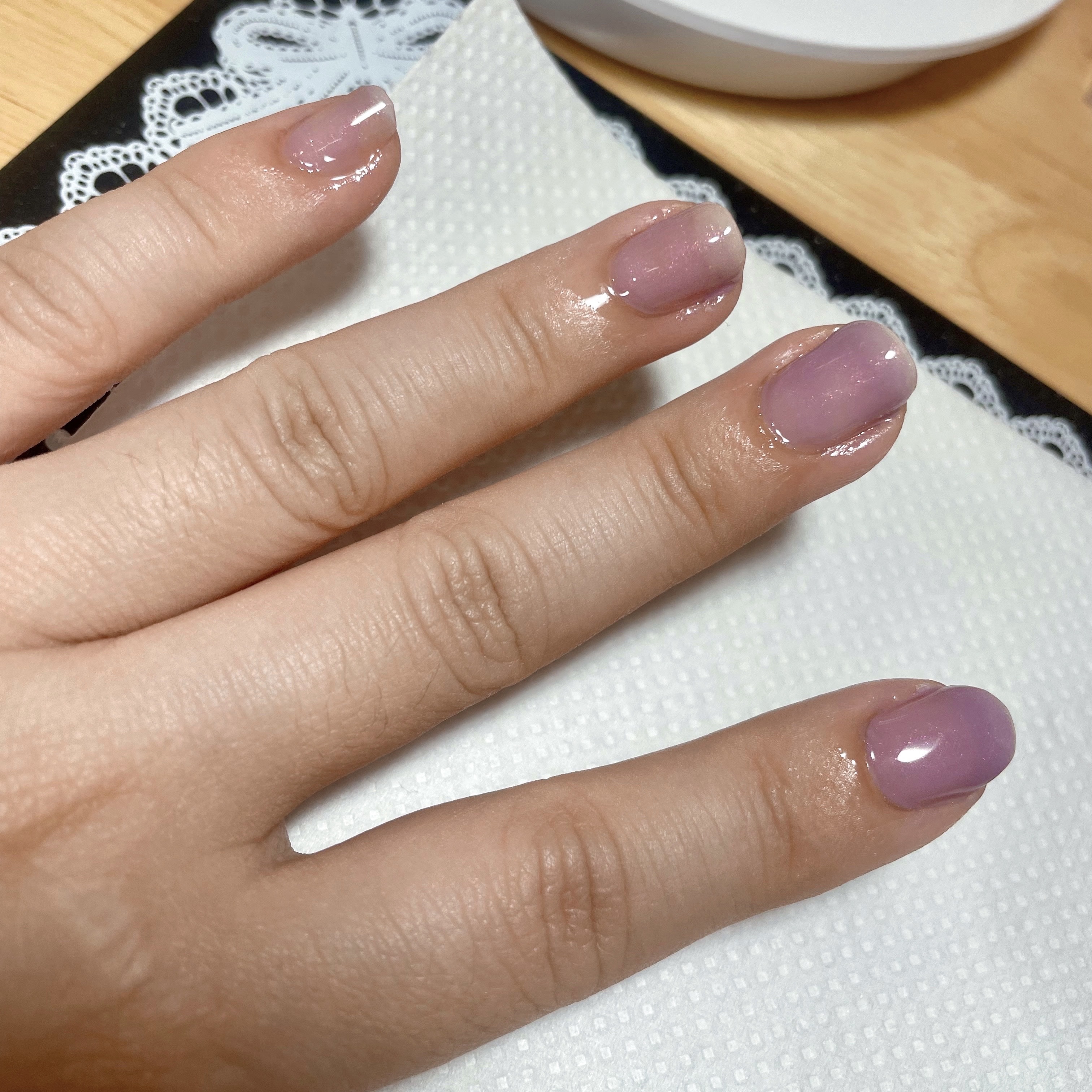 アロマティックフラワー ネイルオイル 02 lavender essence/JILL STUART/ネイルオイル・トリートメントを使ったクチコミ（3枚目）