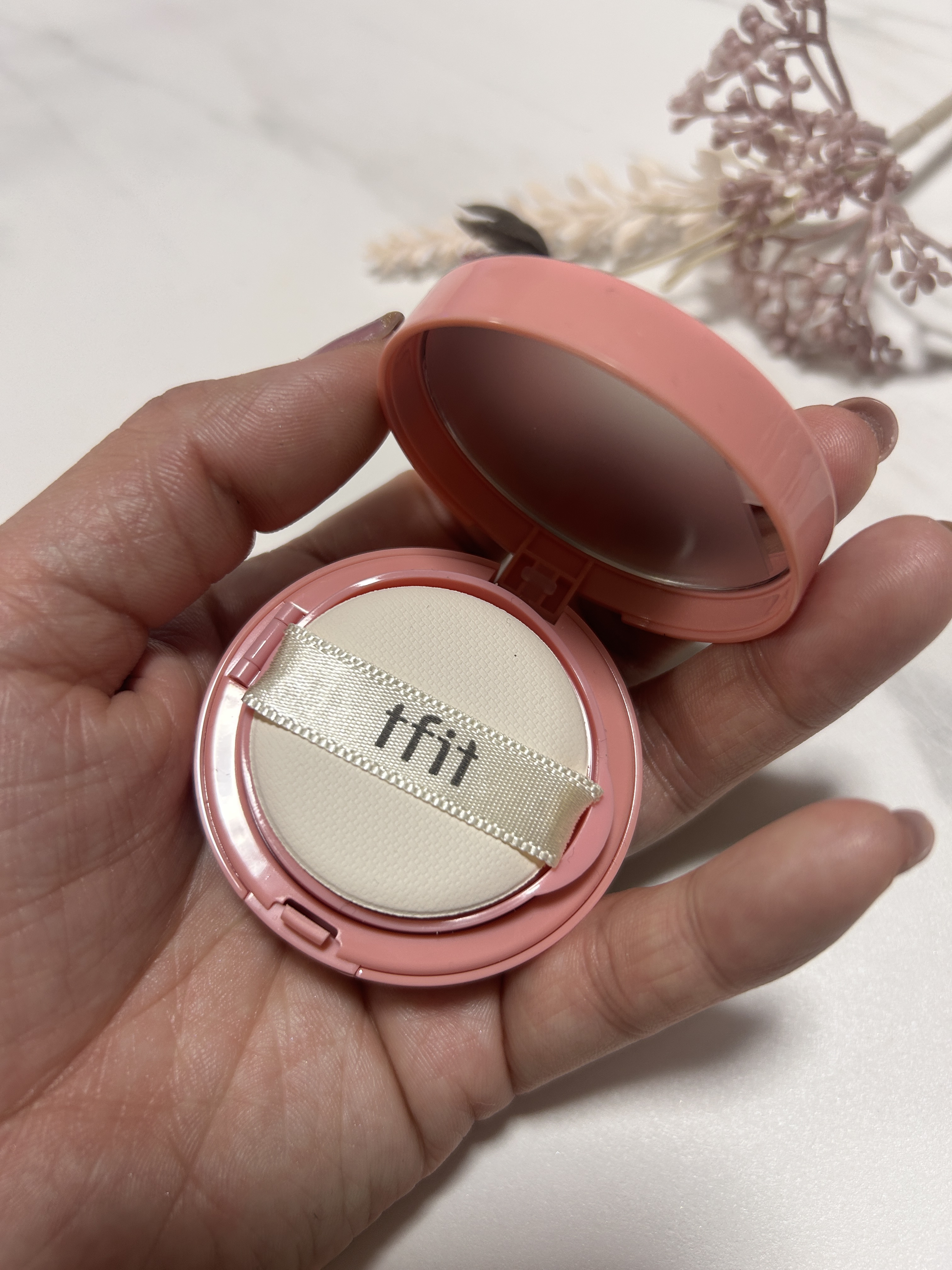 フラッフィーベルベットクッションチーク /TFIT/ジェル・クリームチークを使ったクチコミ（2枚目）