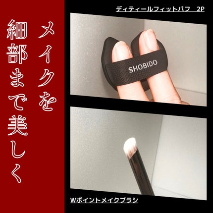 ディテールフィットパフ 2P/SHOBIDO/パフ・スポンジを使ったクチコミ(1枚目)