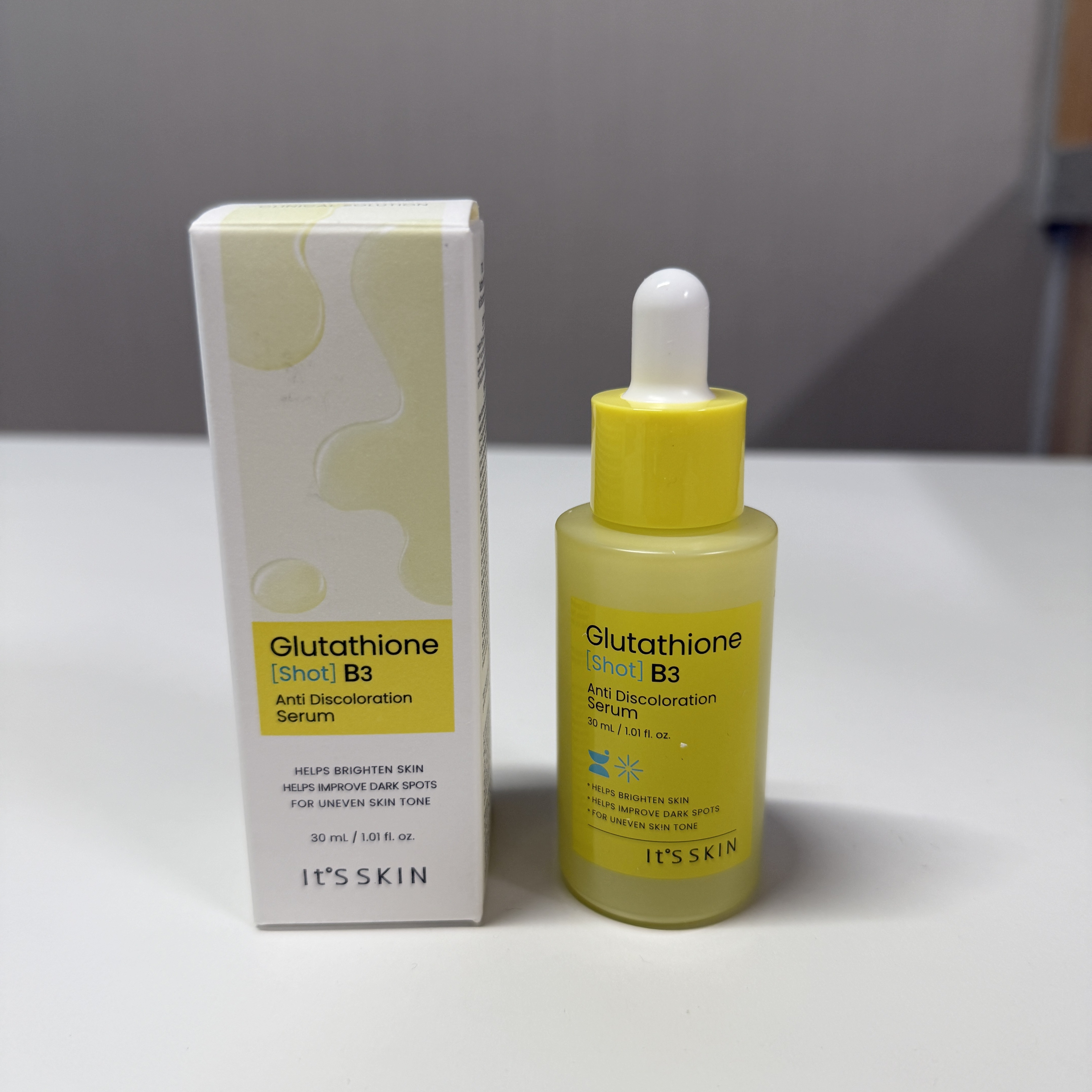 グルタチオンショットB3シミ跡セラム/It's skin/美容液を使ったクチコミ（1枚目）