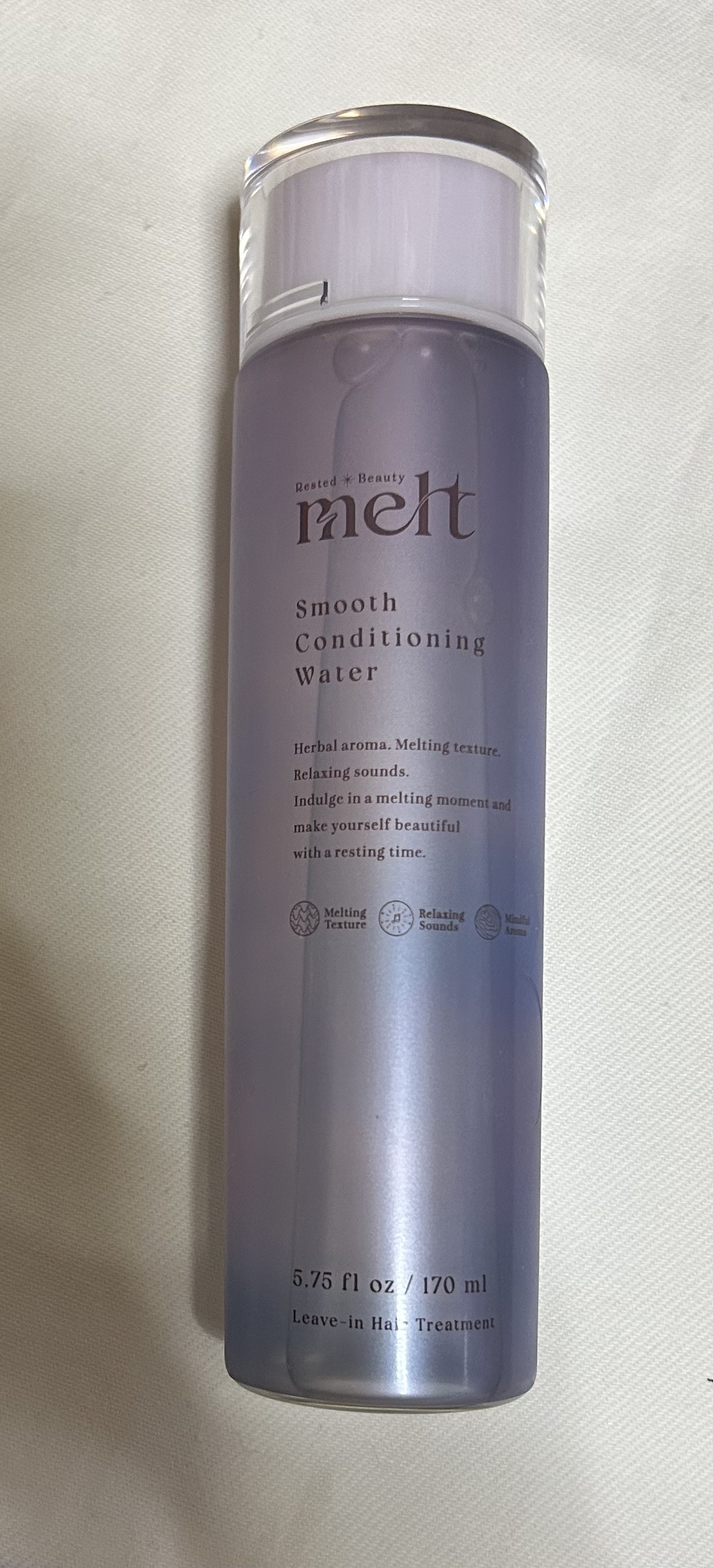 スムース コンディショニング ウォーター/melt/アウトバストリートメントを使ったクチコミ（2枚目）