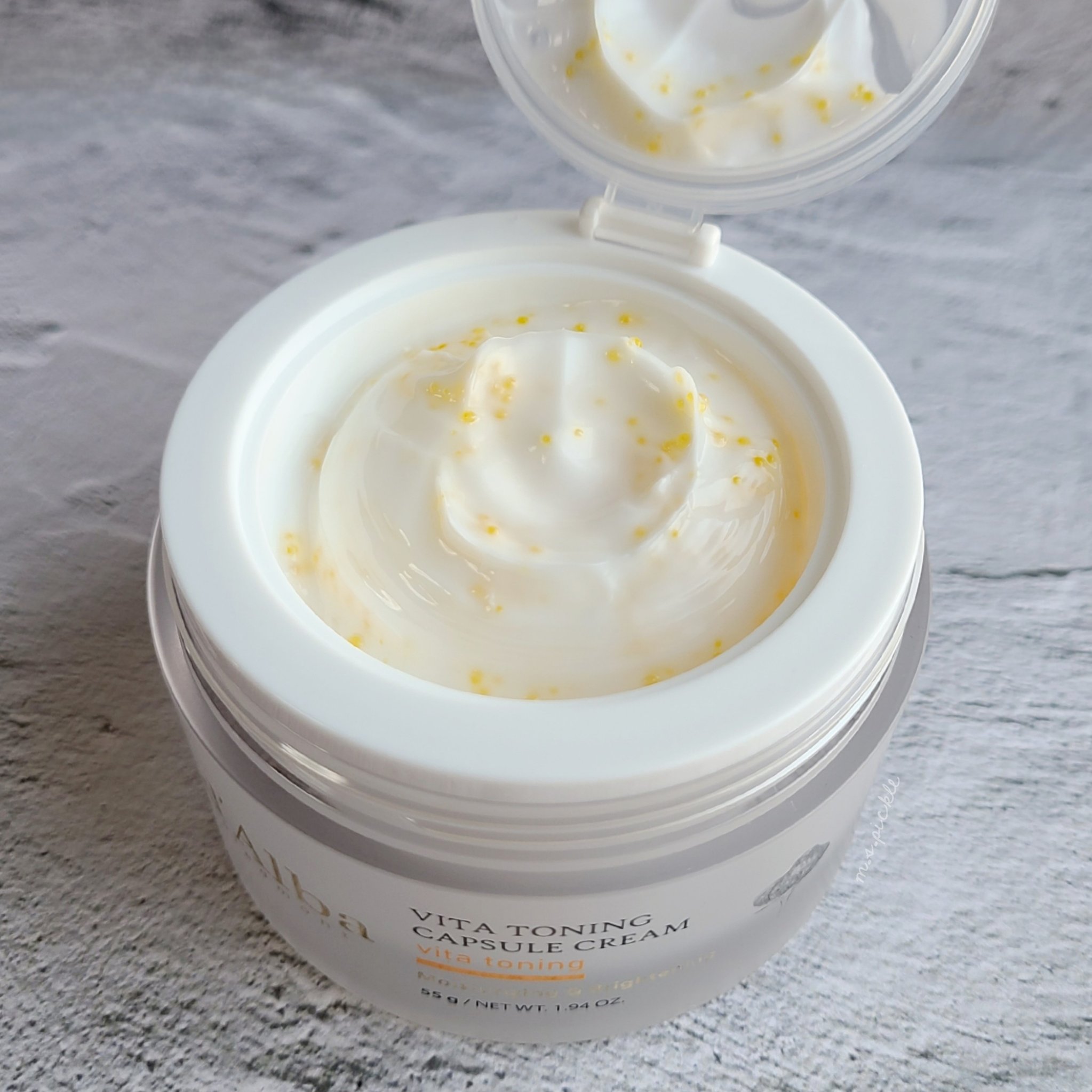 ビタトーニングカプセルクリーム/ダルバ/フェイスクリームを使ったクチコミ（2枚目）