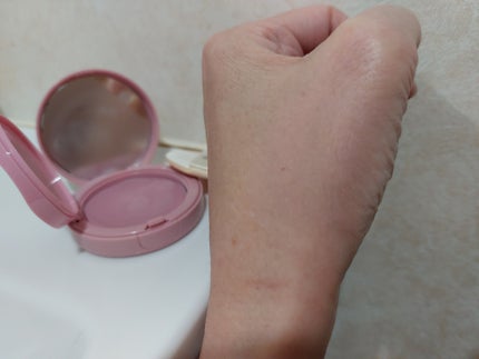 フラッフィーベルベットクッションチーク /TFIT/ジェル・クリームチークを使ったクチコミ(2枚目)