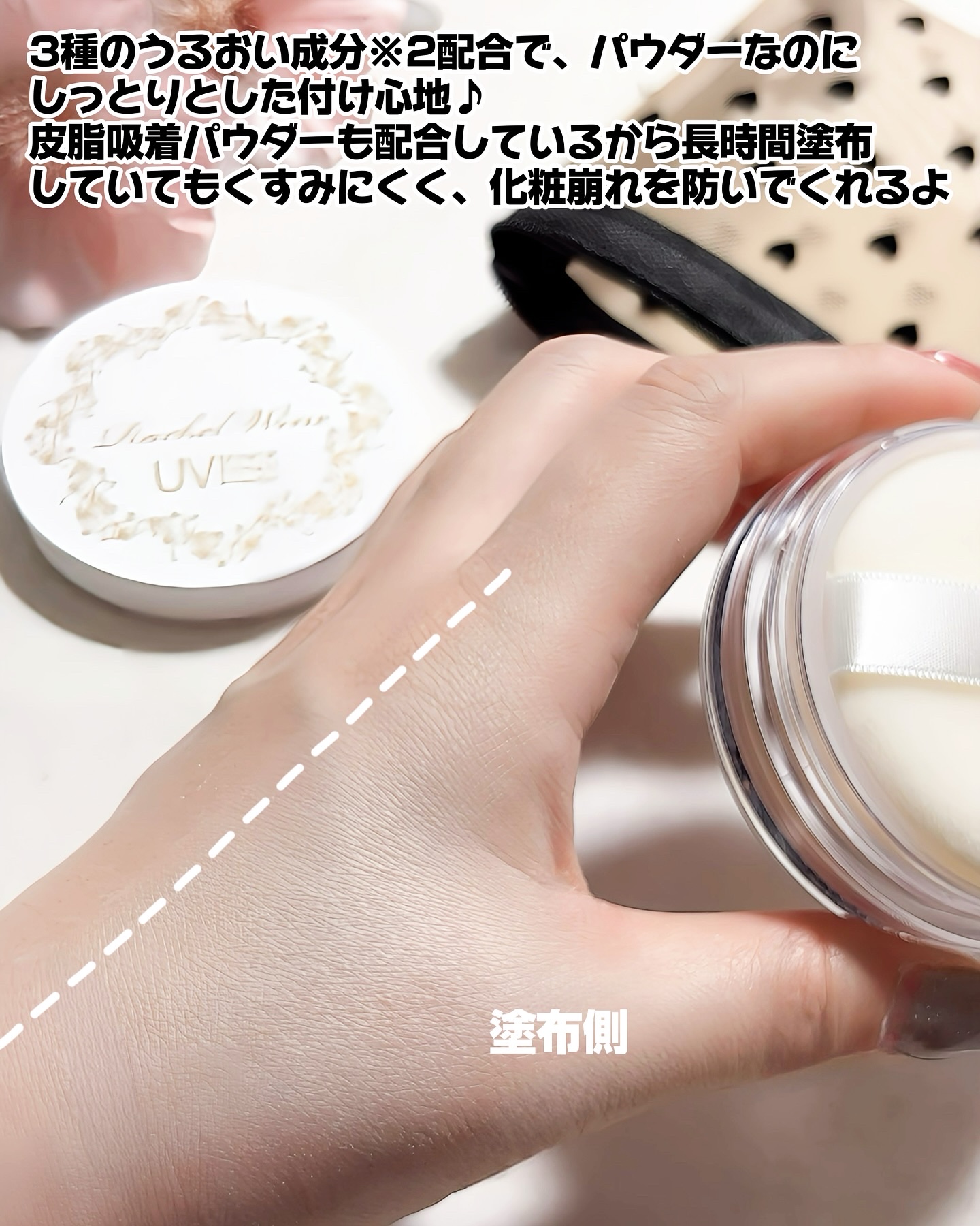 ミネラルUVプロテクトパウダー/レイチェル ワイン/ルースパウダーを使ったクチコミ（3枚目）