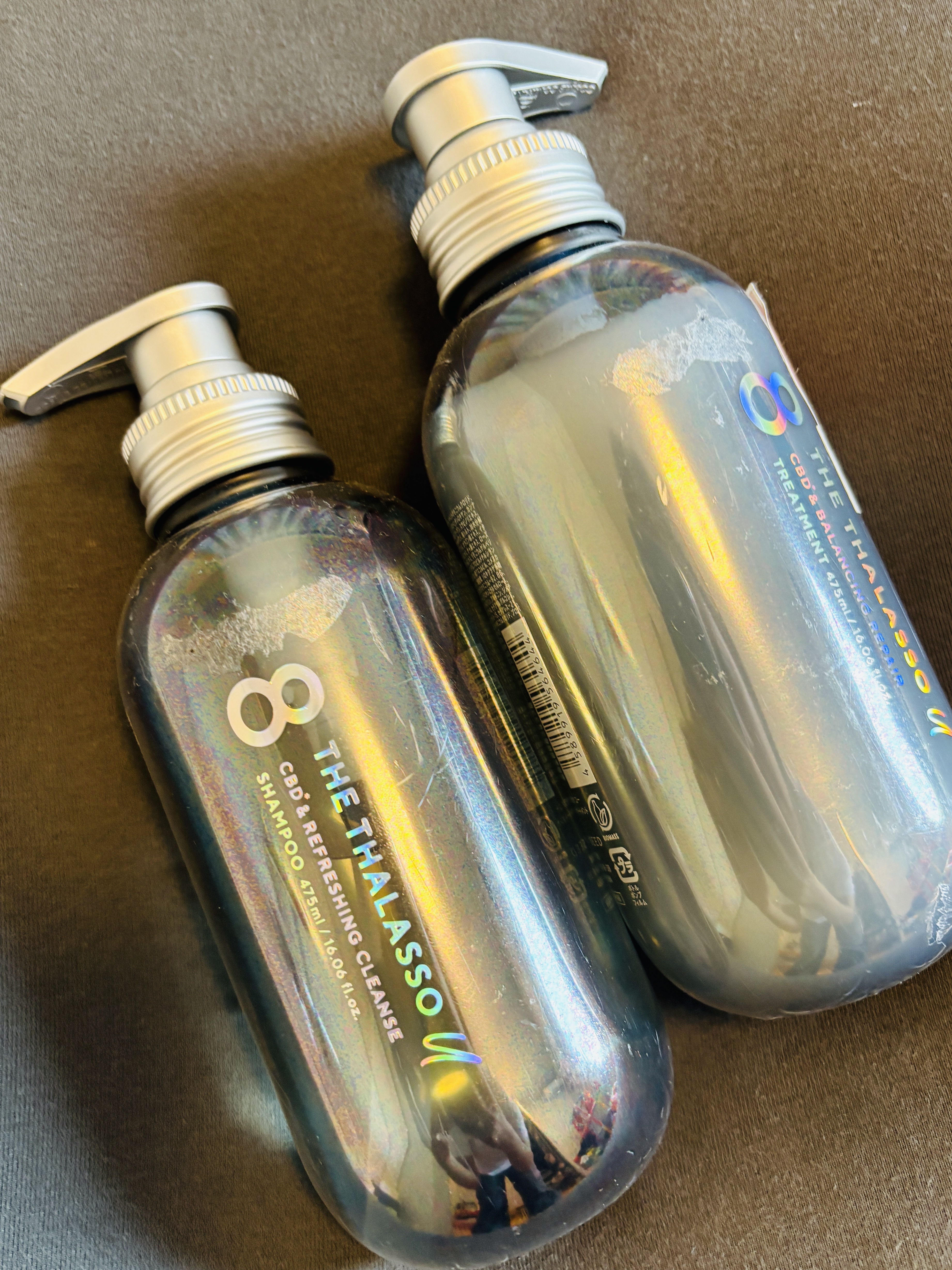 エイトザタラソ ユー CBD＆リフレッシング クレンズ 美容液シャンプー／CBD＆バランシング ダメージリペア 美容液ヘアトリートメント/エイトザタラソ/市販シャンプーを使ったクチコミ（1枚目）