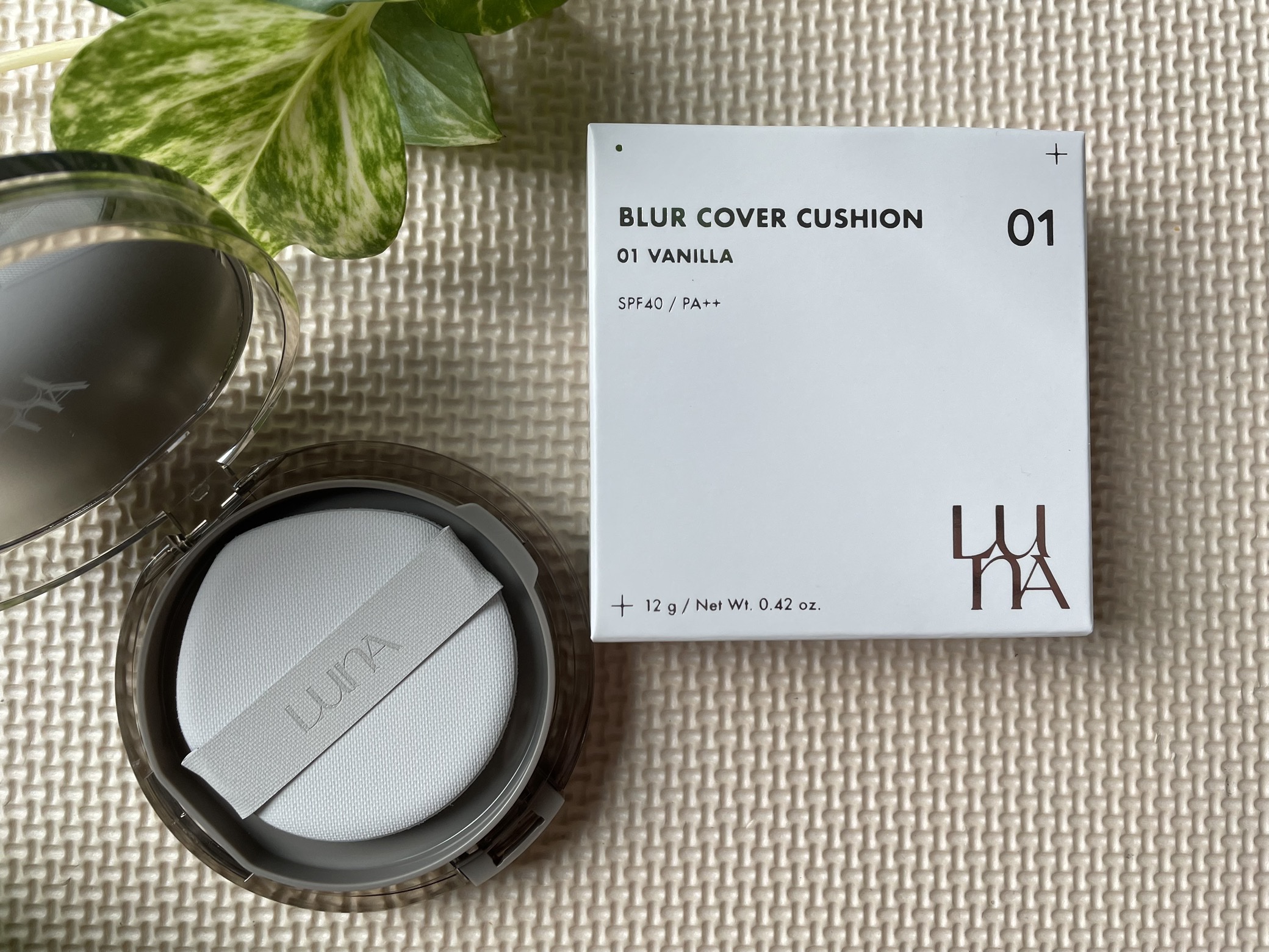 ブラーカバークッション/LUNA/クッションファンデーションを使ったクチコミ（3枚目）