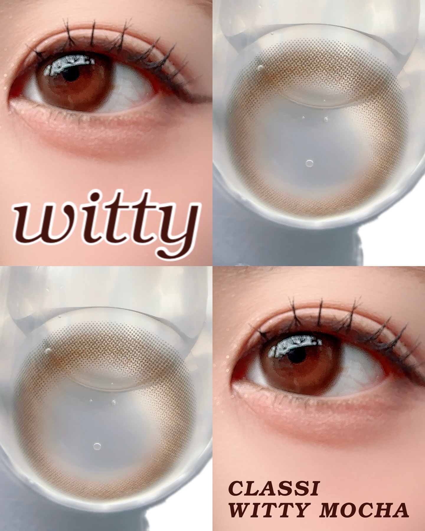 Witty/CLASSI LENS/１ヶ月（１MONTH）カラコンを使ったクチコミ（2枚目）