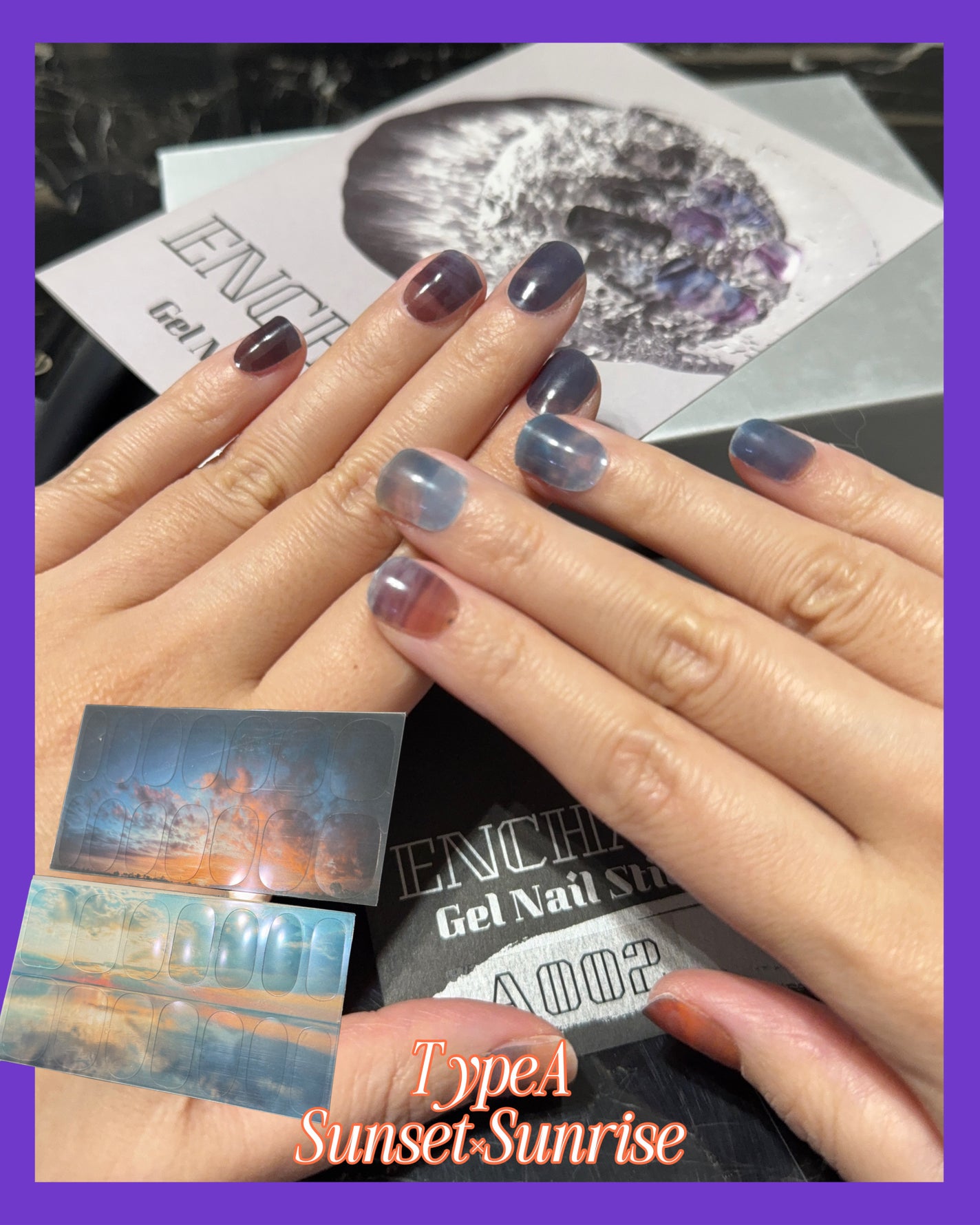 Gel Nail Stickers/ENCHANT/ネイルシールを使ったクチコミ(4枚目)