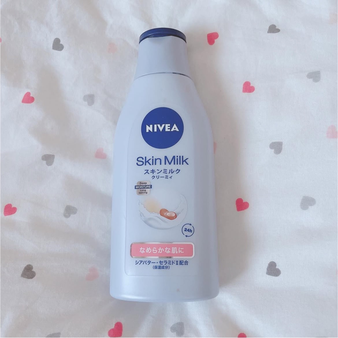 ニベア スキンミルク クリーミィ ほのかなフローラルの香り/ニベア/ボディミルクを使ったクチコミ（1枚目）