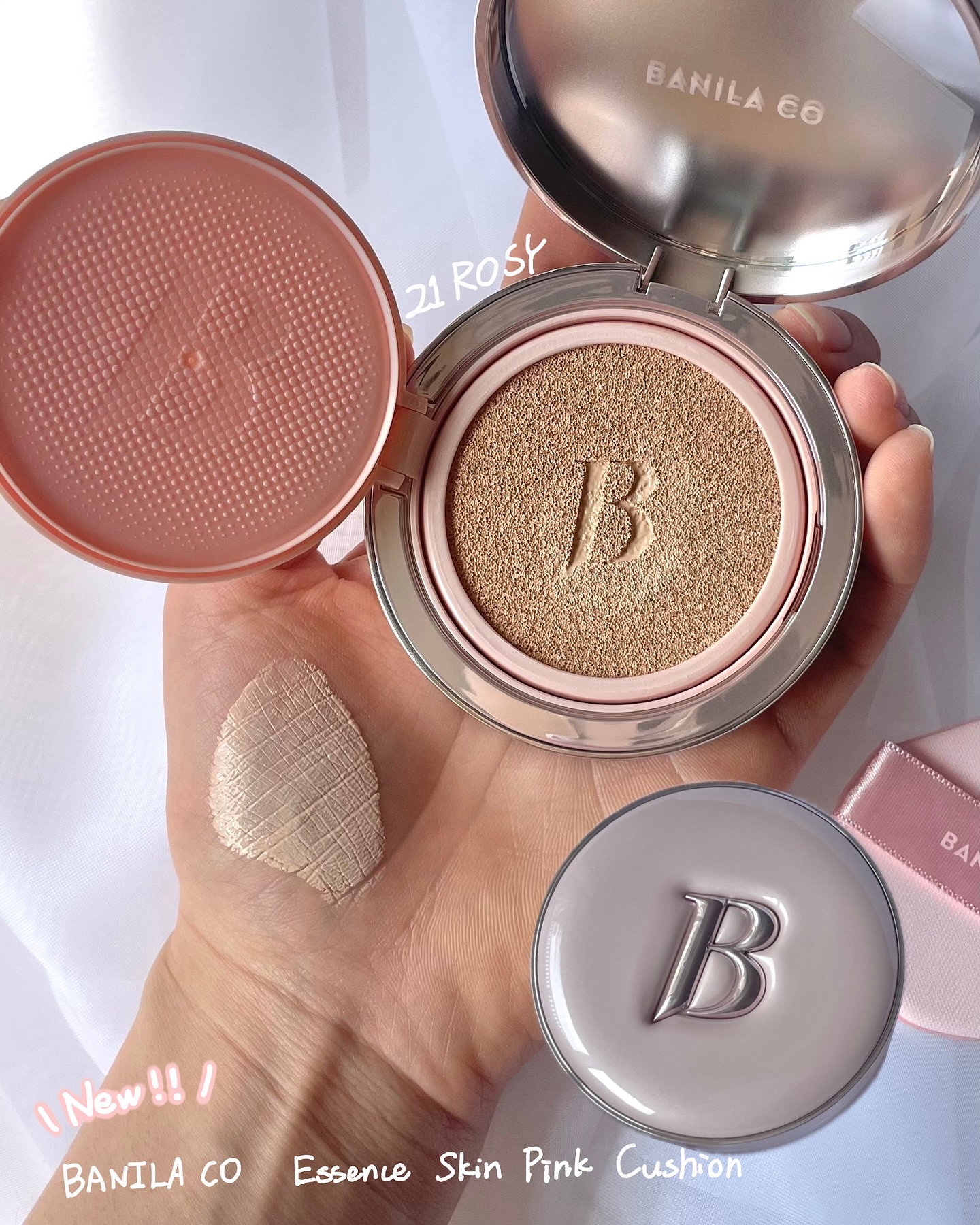 バニラコ エッセンス スキン ピンククッション/BANILA CO/クッションファンデーションを使ったクチコミ（1枚目）