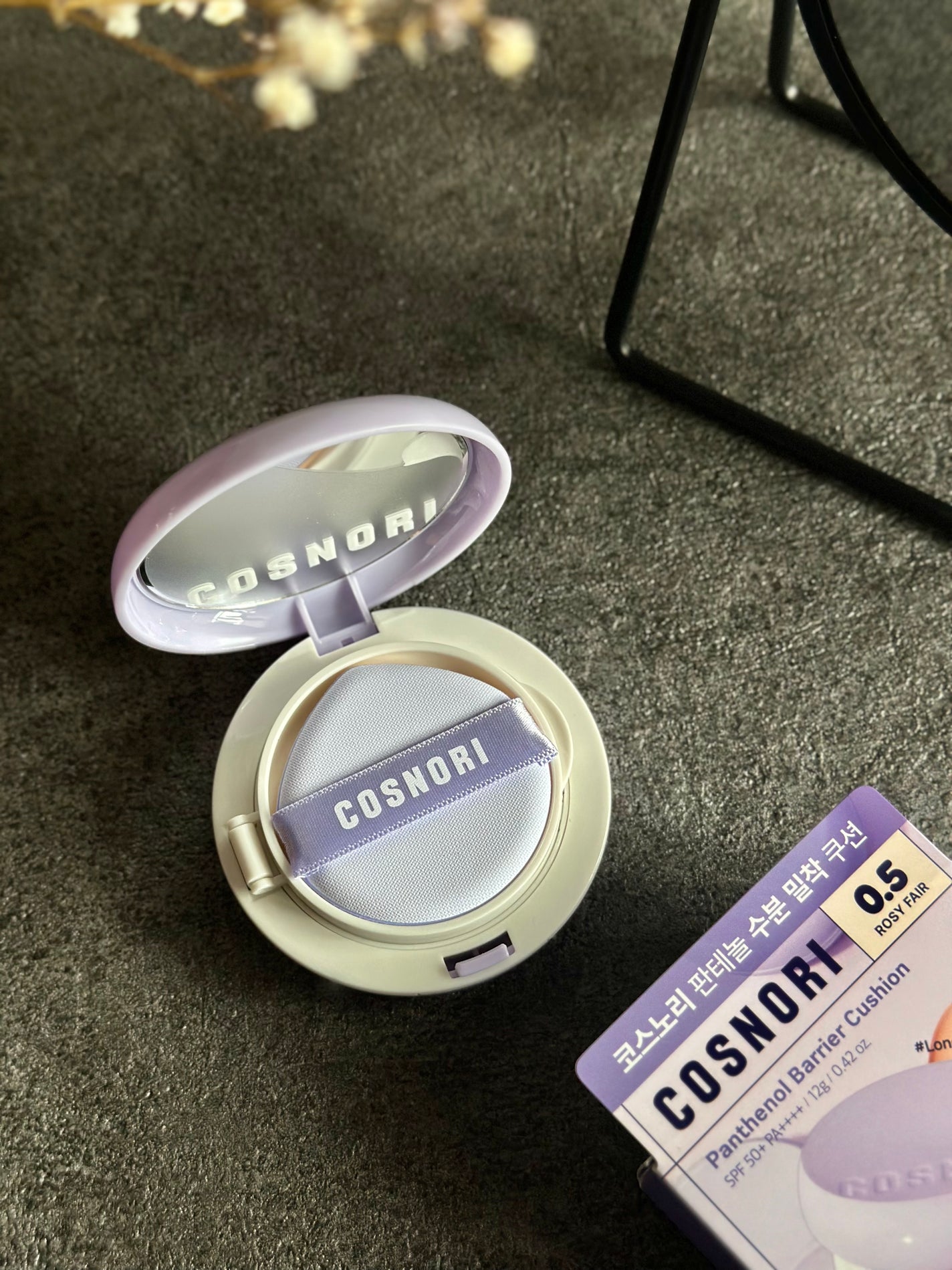 パンテノールバリアクッション/COSNORI/クッションファンデーションを使ったクチコミ(2枚目)