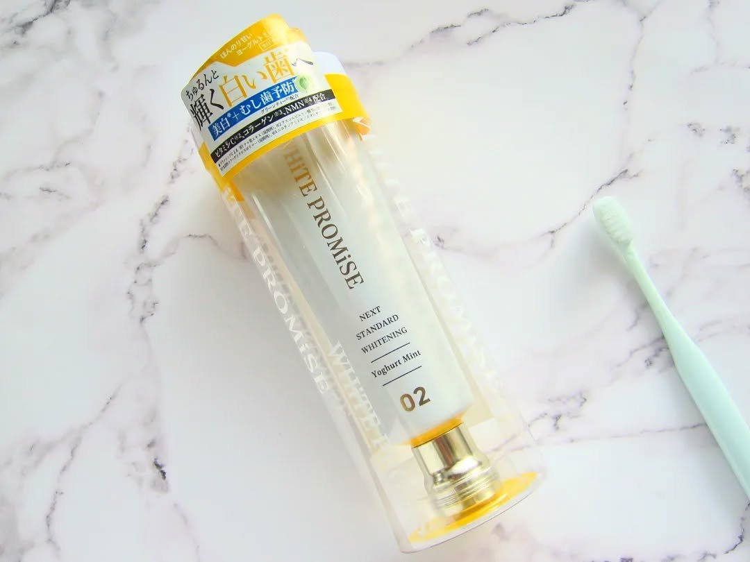 ホワイトプロミス  美白*＋むし歯予防*/WHiTE PROMiSE/歯磨き粉を使ったクチコミ（2枚目）