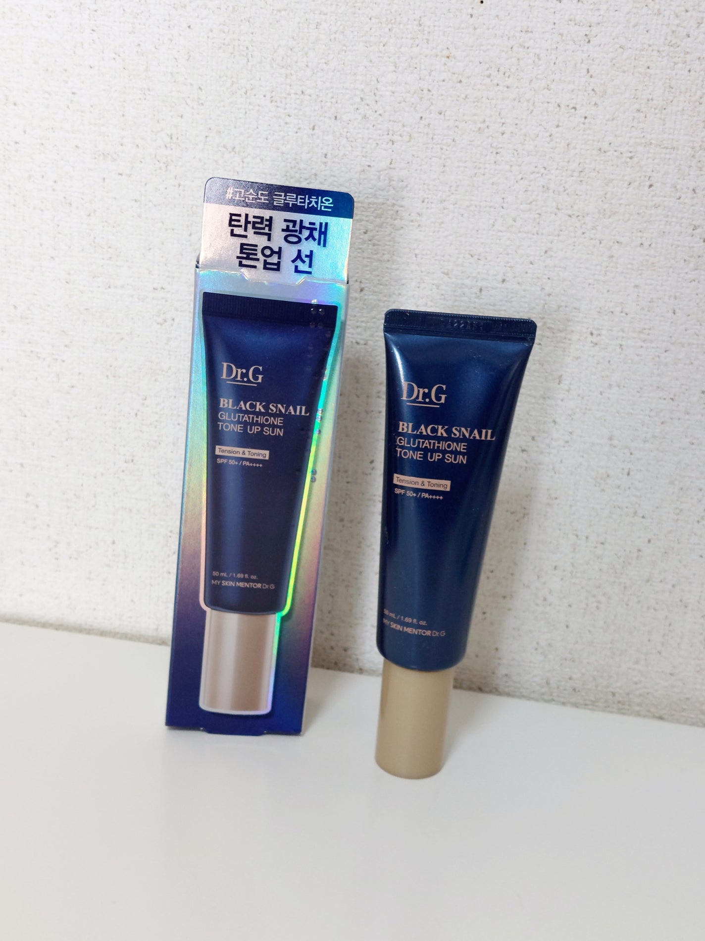 ブラックスネイルグルタチオントーンアップサン/Dr.G/日焼け止めクリームを使ったクチコミ(1枚目)