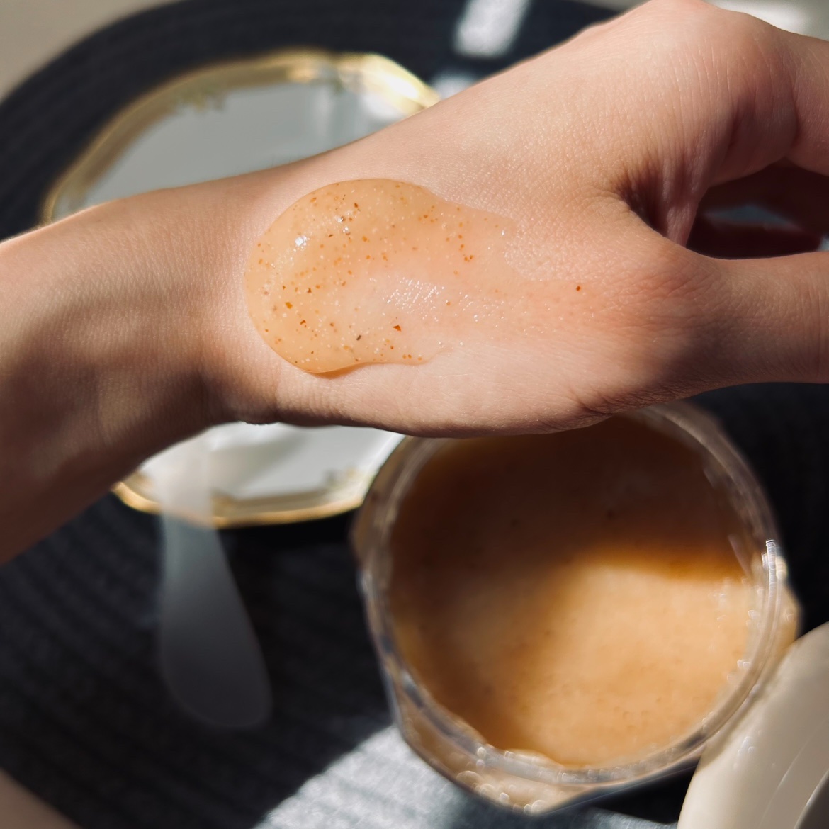 アールグレイティージャム ボディスクラブ/TEABLESS/ボディスクラブを使ったクチコミ（3枚目）