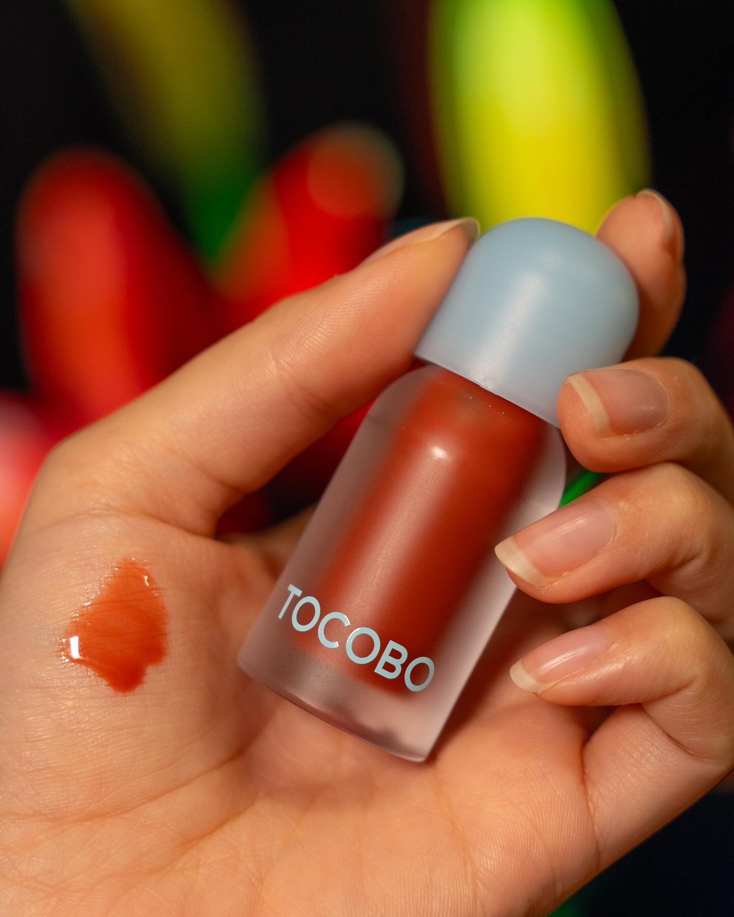 ジューシーベリープランピングリップオイル/TOCOBO/リップグロスを使ったクチコミ（2枚目）