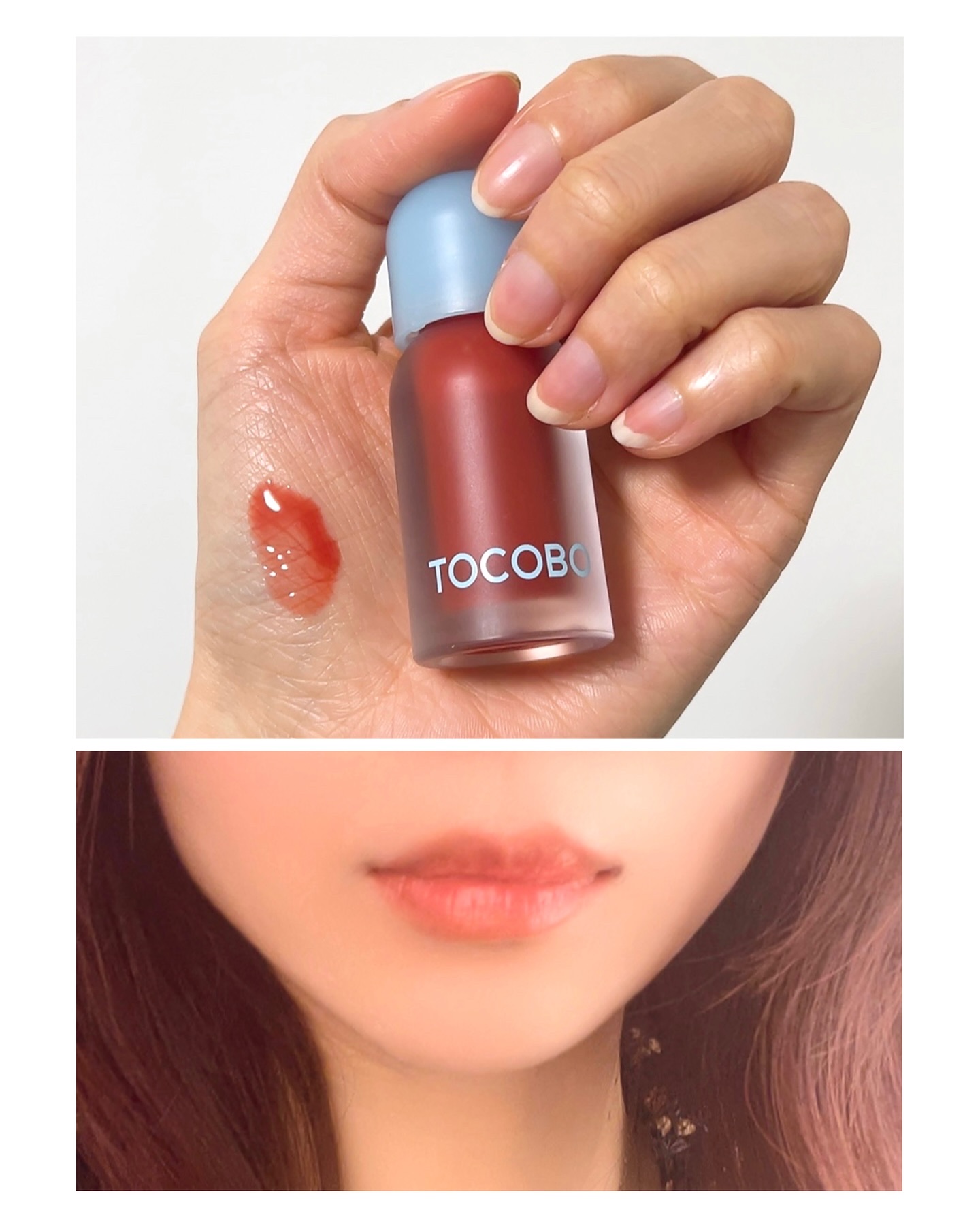 ジューシーベリープランピングリップオイル/TOCOBO/リップグロスを使ったクチコミ（3枚目）