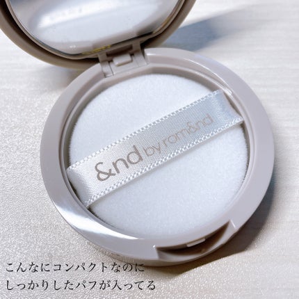 コンフォートベルベットプレスパウダーファンデーション/&nd by rom&nd/プレストパウダーを使ったクチコミ(2枚目)